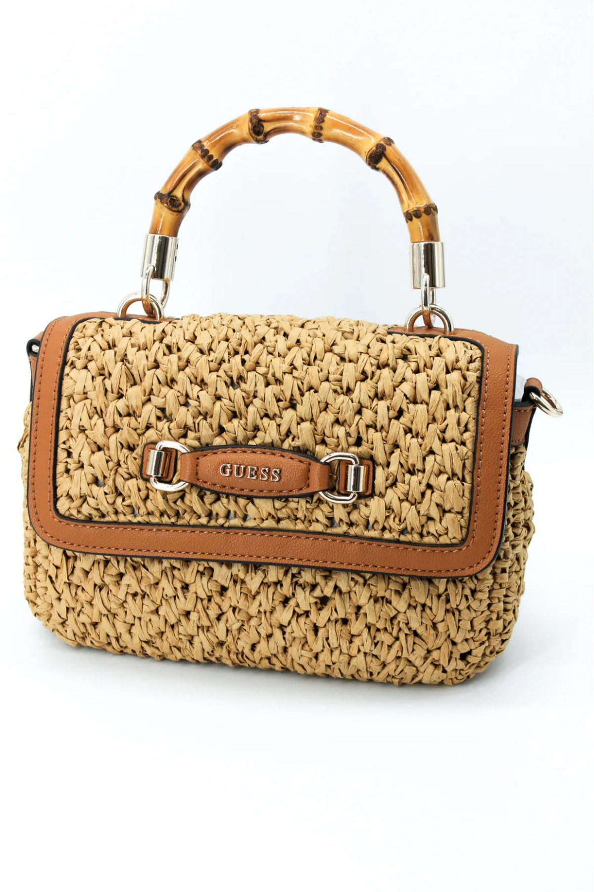 گس کیف دوشی زنانه SIRIA مدل T-HANDLE FLA - WG923220