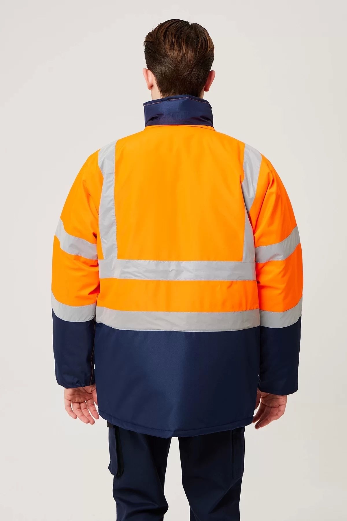 Kışlık İş Güvenliği Parkası Neon EN ISO 13688 20471 343 Linum