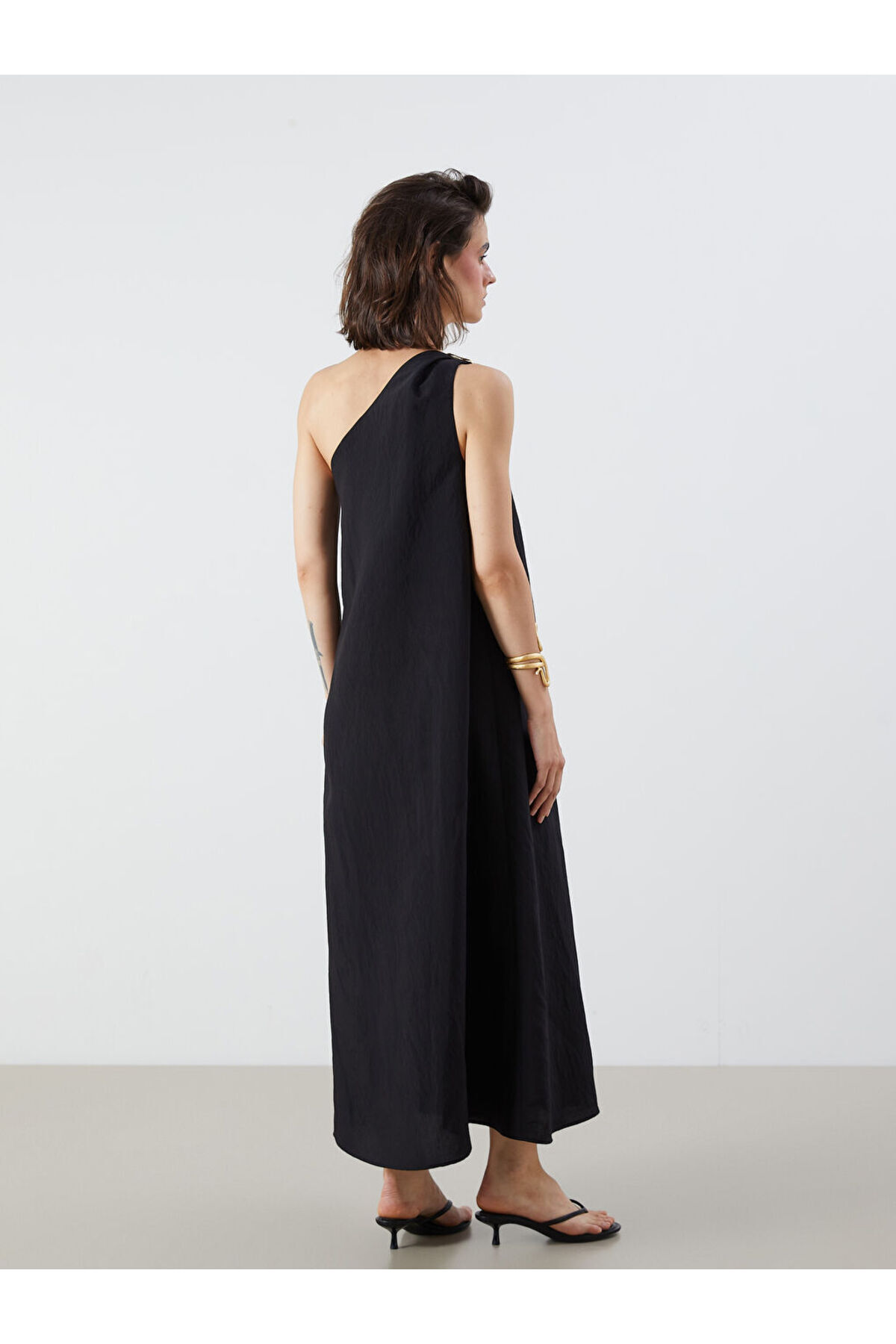 LC Waikiki-Rochie modală cu un singur umăr 4
