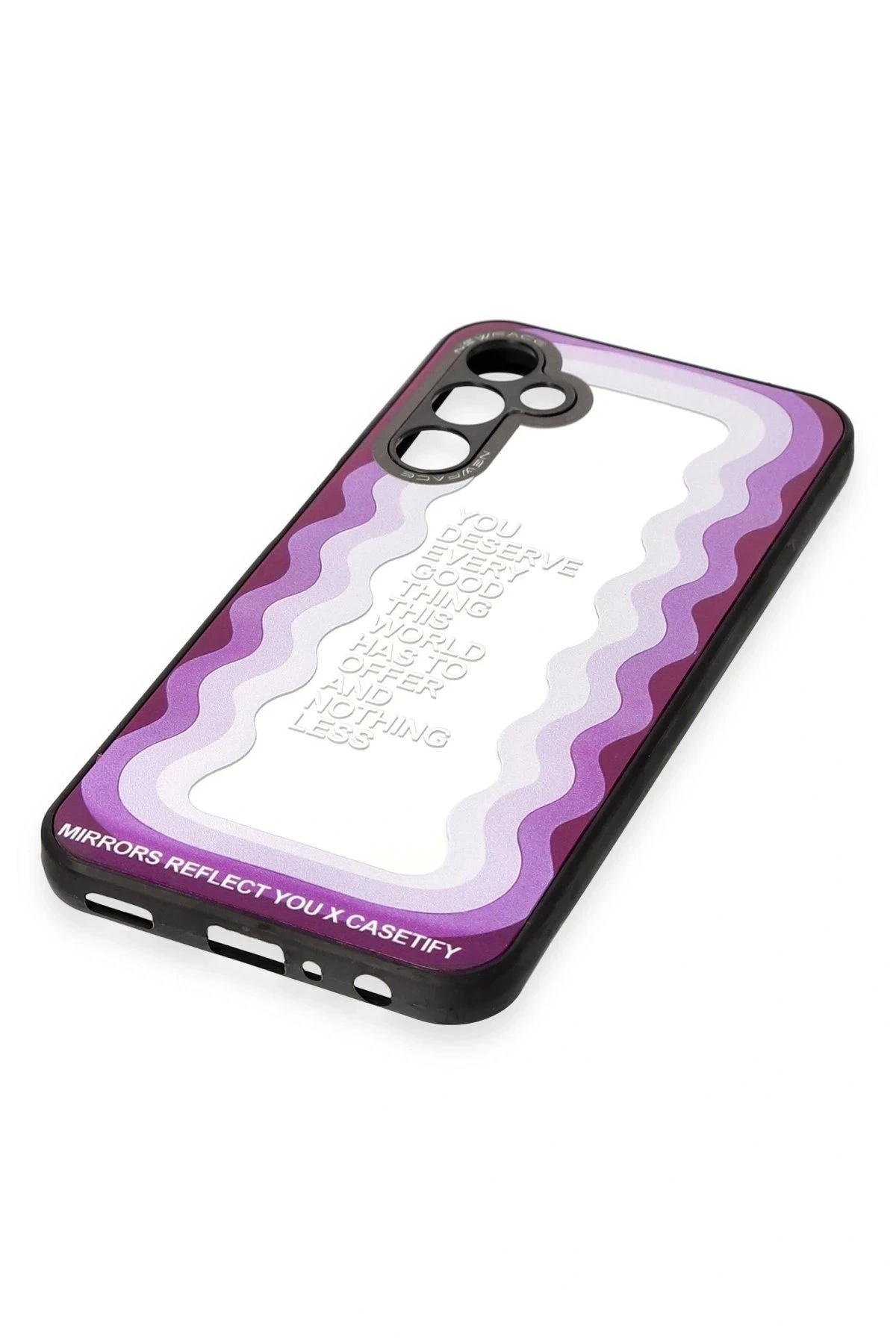 Nemere-Samsung Galaxy A04S Case Mirror Patterned Cover - Mirror - 5 4