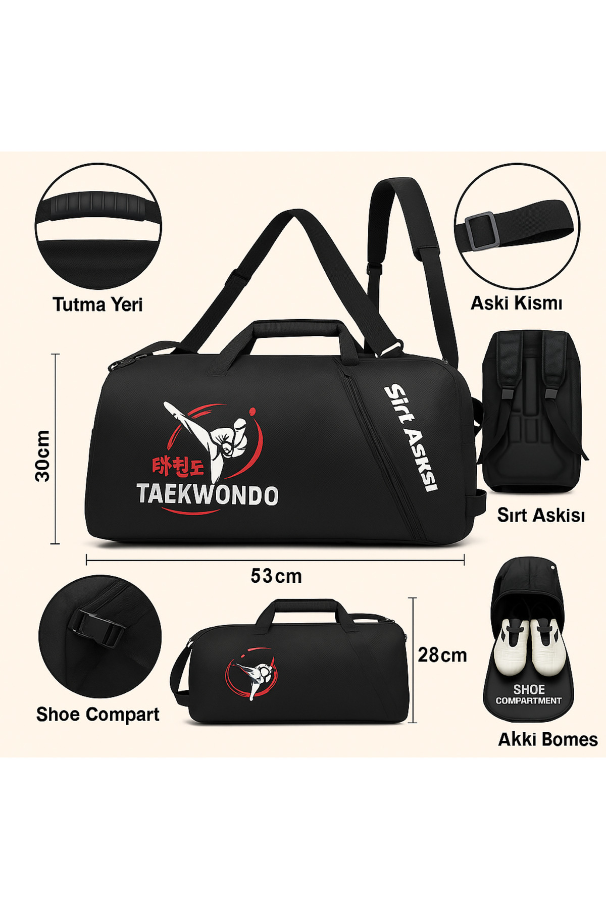 Genel Markalar Haşado Taekwondo 7'li Set | Eldiven, Koruyucu