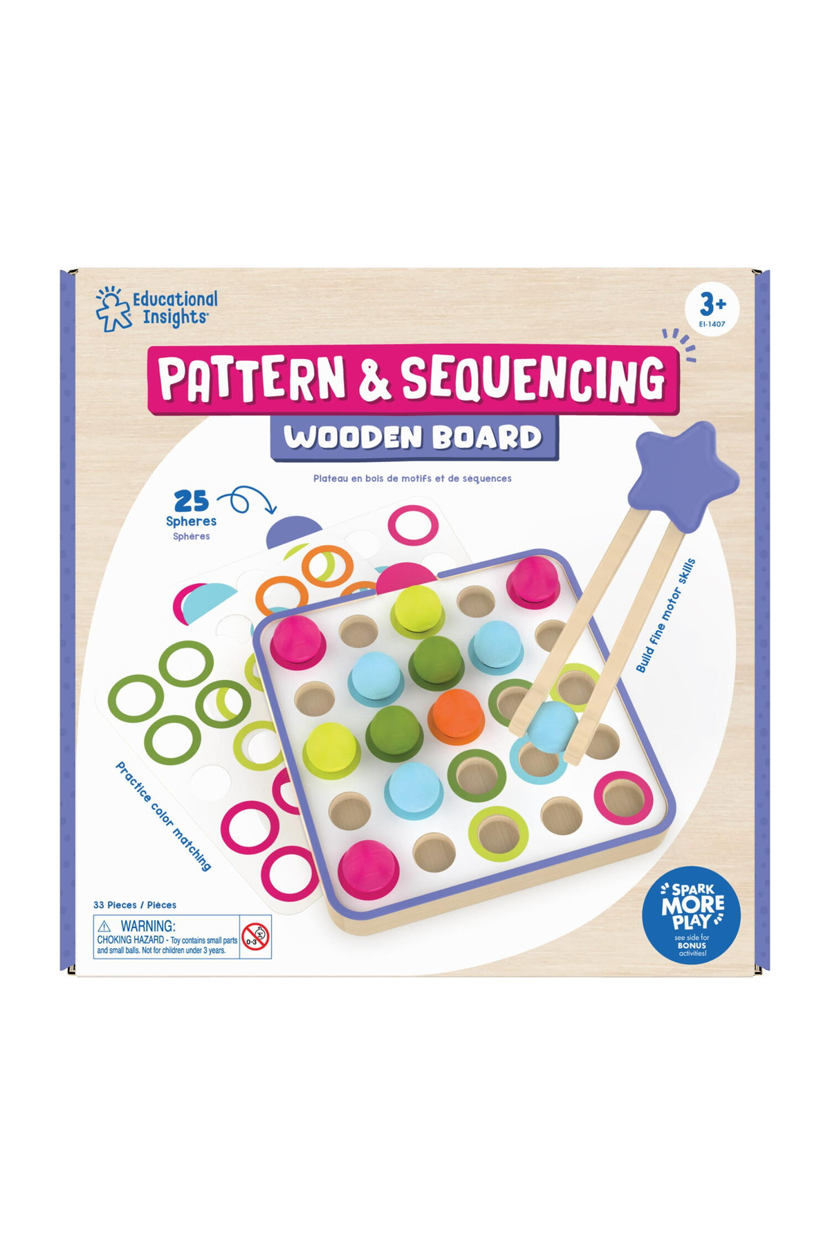 Educational Insights Wooden game - Patterns and sequences- Trendyol