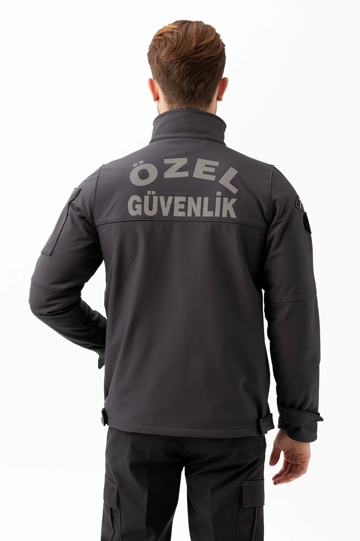 Kışlık İş Güvenliği Softshell Mont Kıyafetleri Rüzgar Geçirmez Nefes Alabilen Montu
