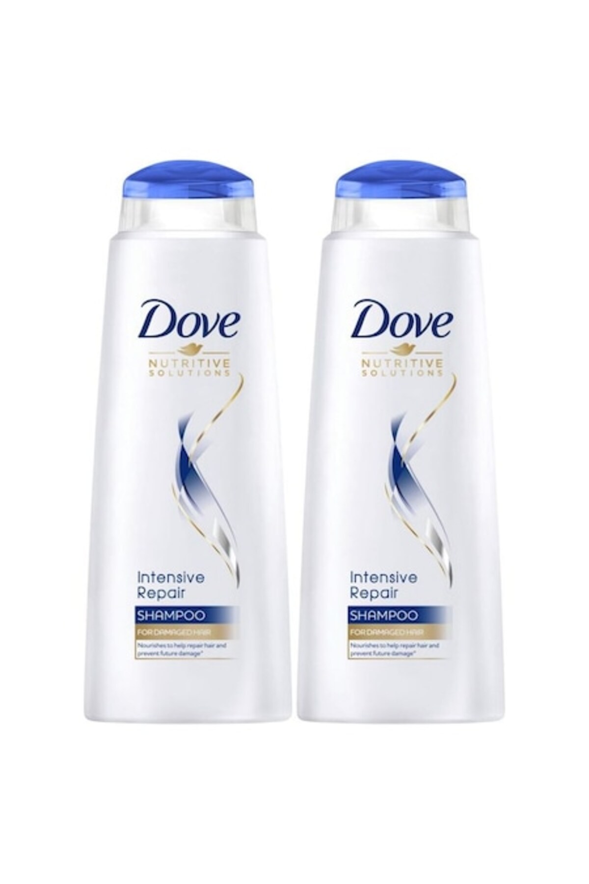 Dove Σετ 2 σαμπουάν εντατικής επανόρθωσης για ταλαιπωρημένα μαλλιά 400 ml