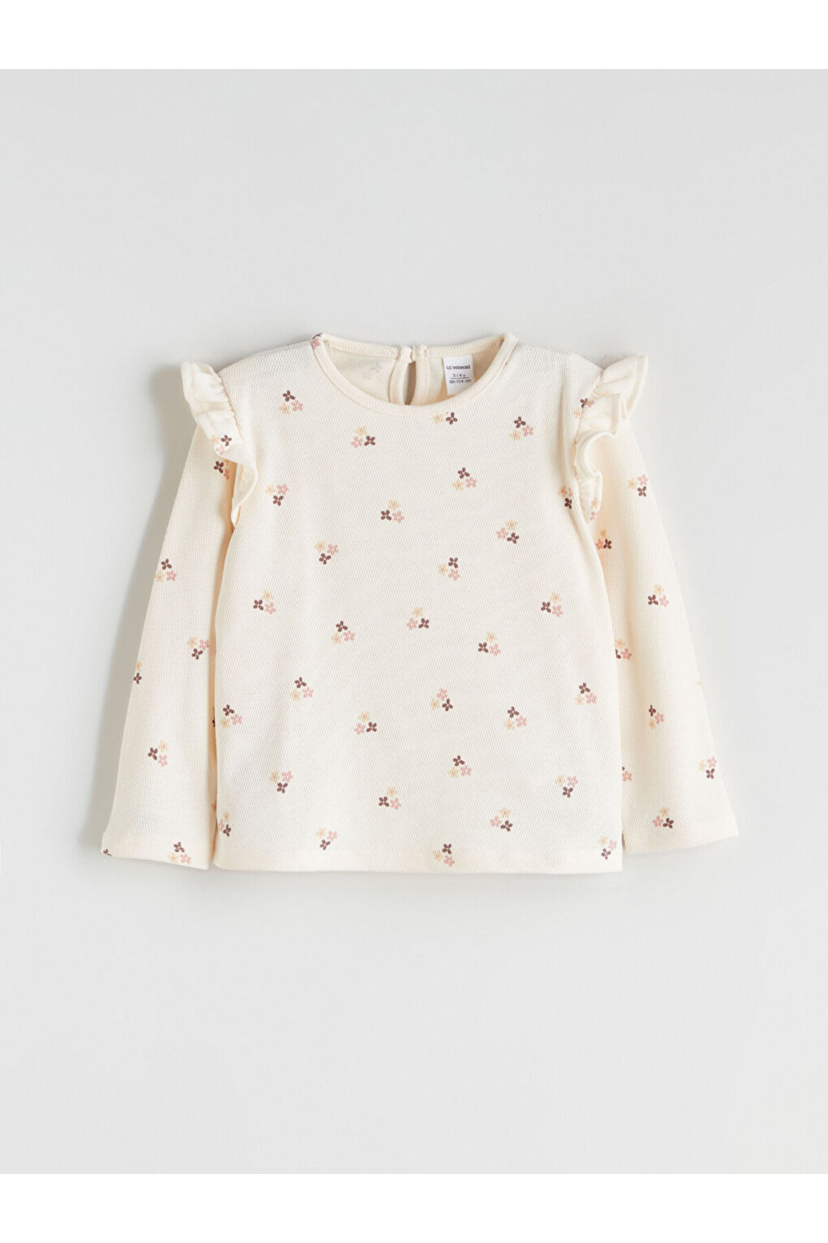 LC Waikiki Fırfırlı Kız Çocuk Bluz, Etek ve Külotlu Çorap fotoğrafı 2 (önizleme)