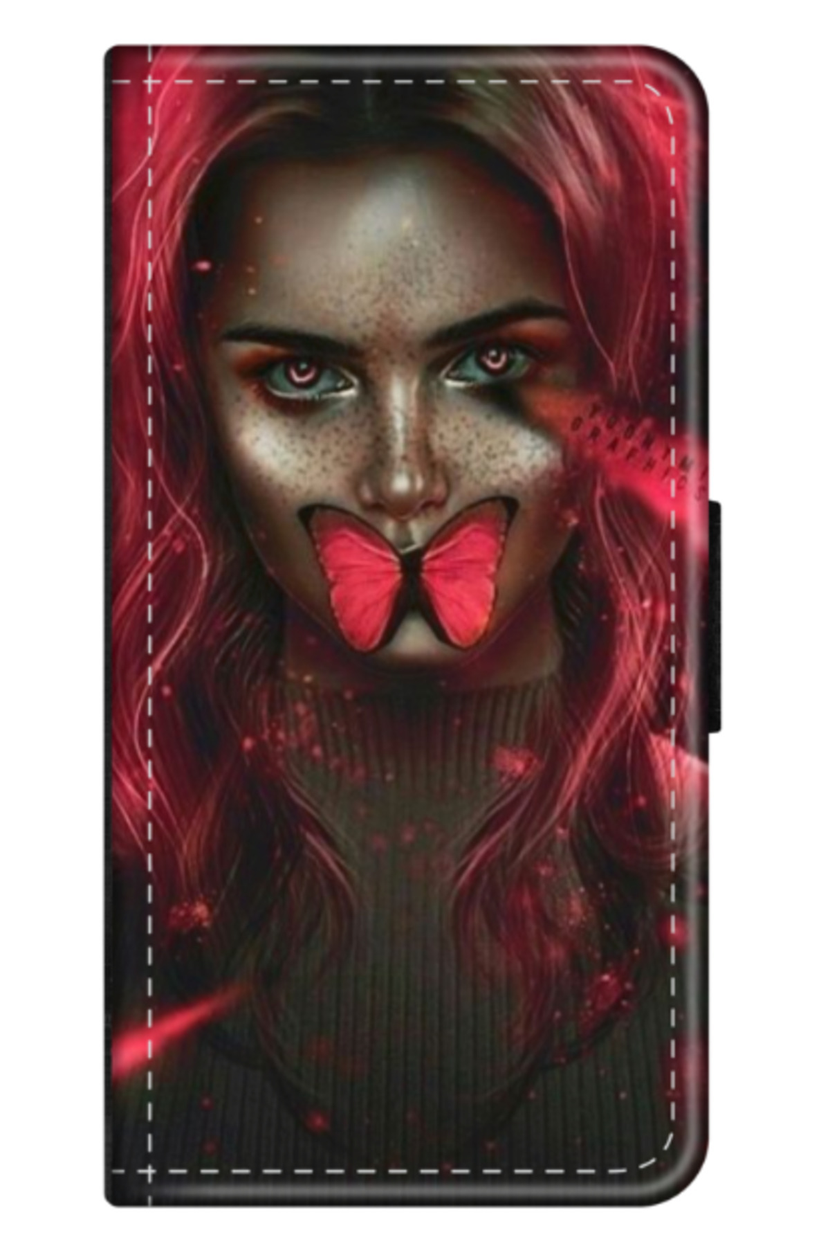 Atlas-Personalized Xiaomi Redmi 10 book case, Butterfly Mouth #2, multicolor, S1D1M0352 1