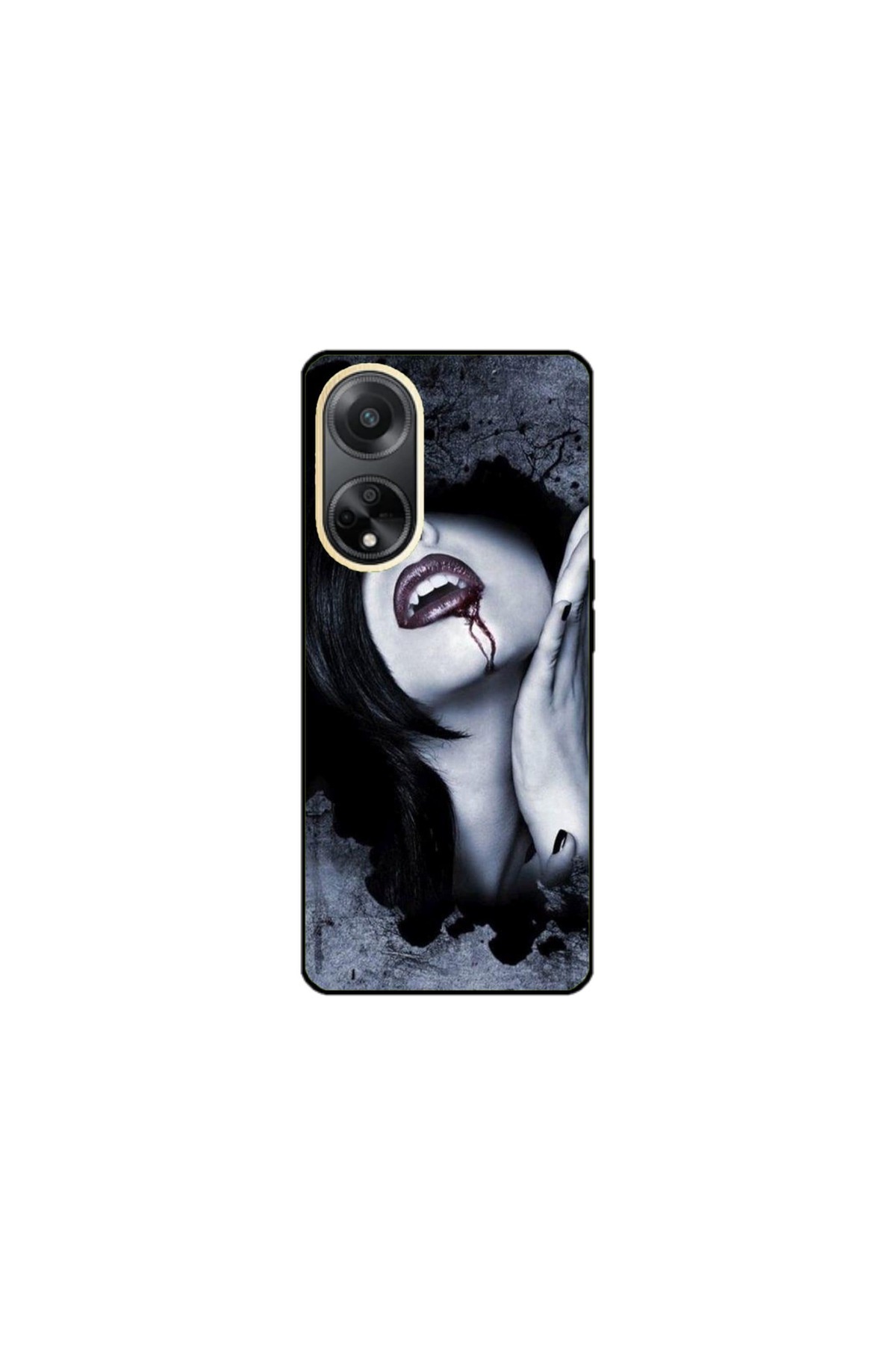 Atlas-Personalized Case and Silicone Film for OPPO A58, Vampire, S1D1M0210 1