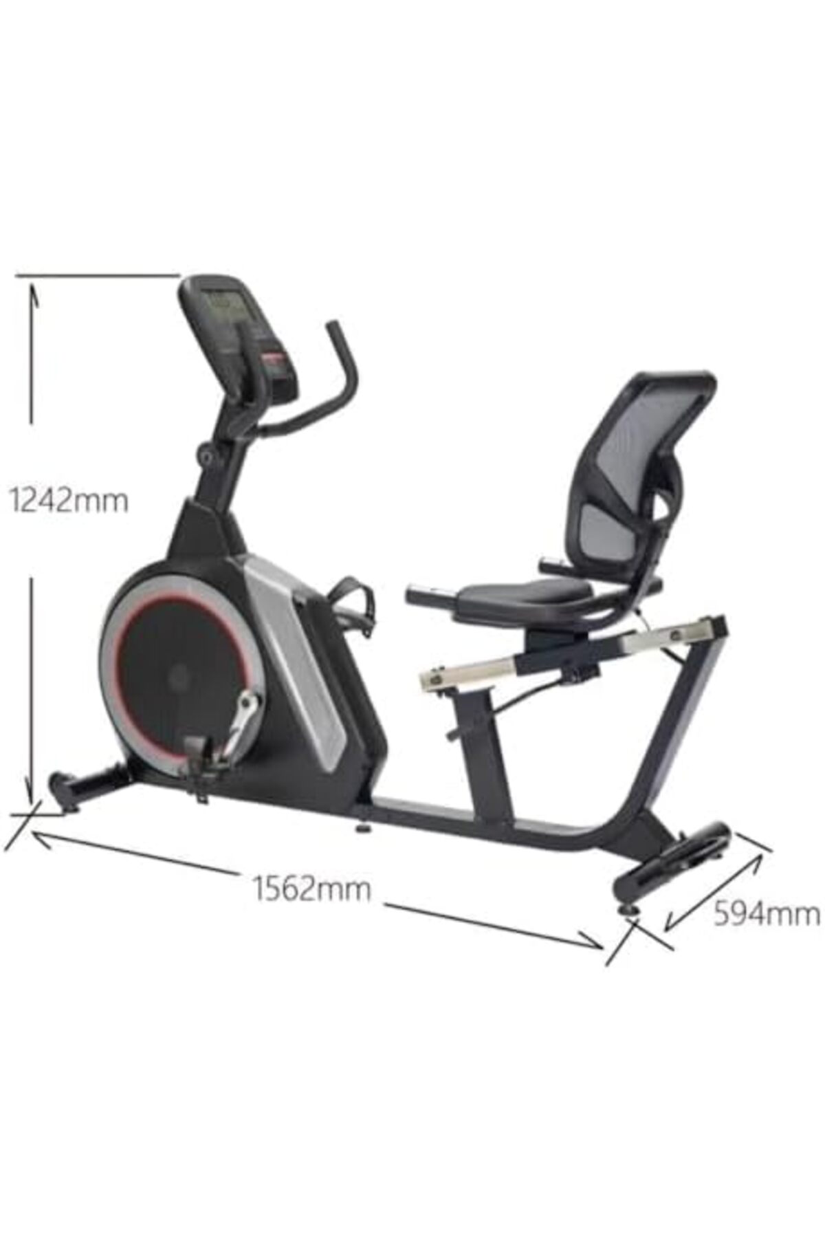 دراجة تمارين ثابتة مغناطيسية احترافية مع مسند للظهر