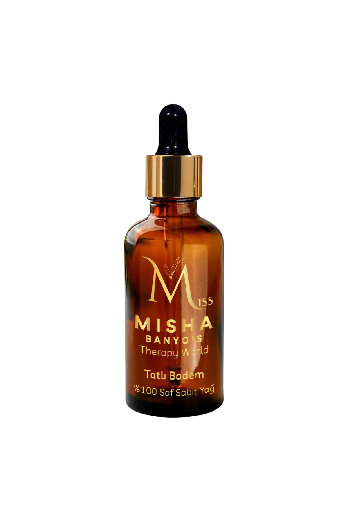 Miss Misha Banyo's Therapy World Tatlı Badem Yağı 50 ml Soğuk Sıkım %100 Saf ve Doğal Prunus Amygdalus Dulcis (Sweet Almond) Oil