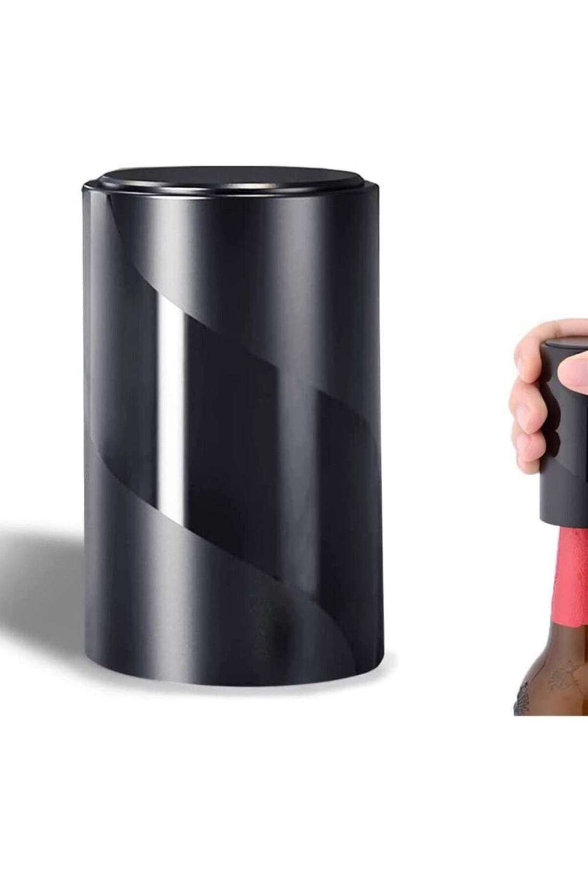 Generic-ã€2 PACKã€‘ Push Down-Pop Off Beer Bottle Opener with Cap Catcher, No Damage to Capsï¼ŒAutomatic D 1