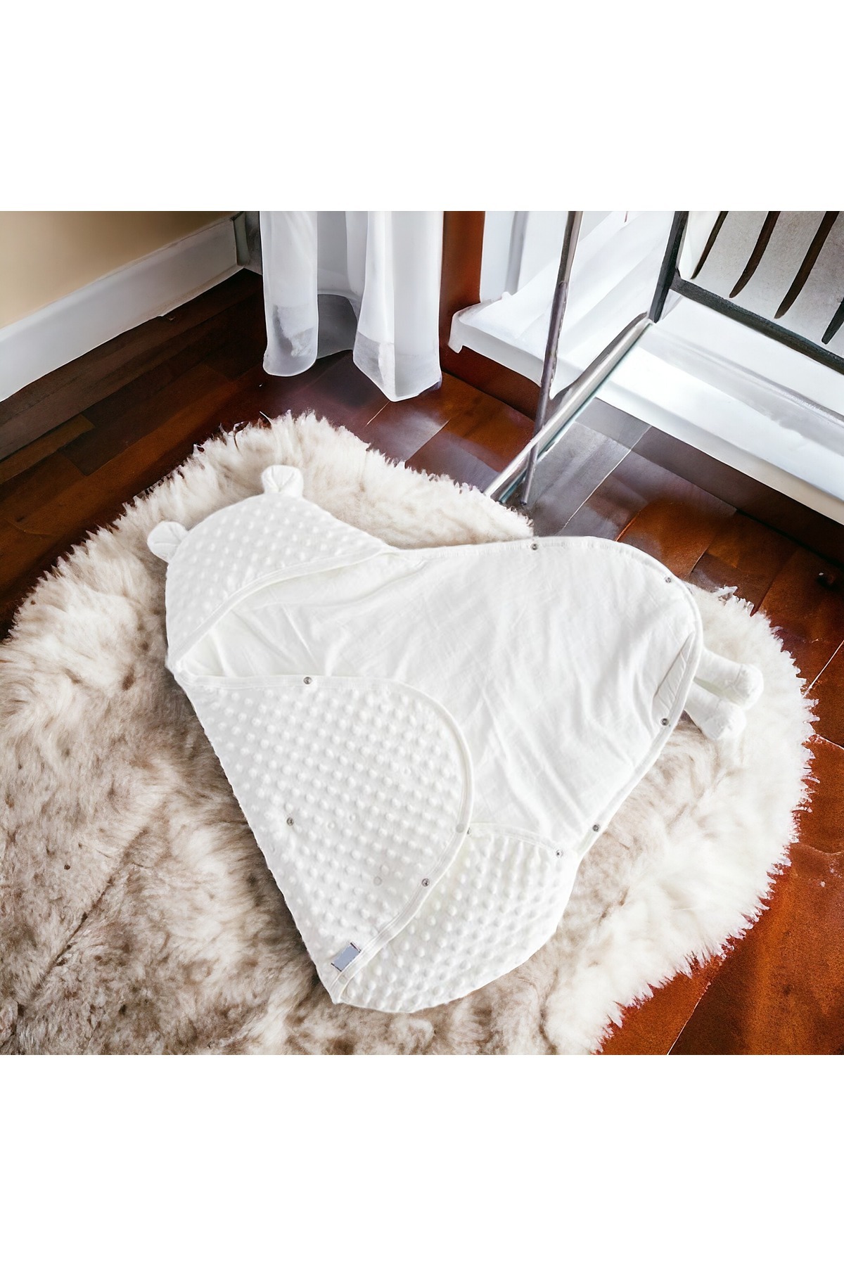 Allmart 4'lü Doğum Seti (Çıtçıtlı Nohut Kundak, Bebek Bakım Sırt ve Omuz Çantası, Portbebe Bebek Taşıyıcı) fotoğrafı 3 (önizleme)