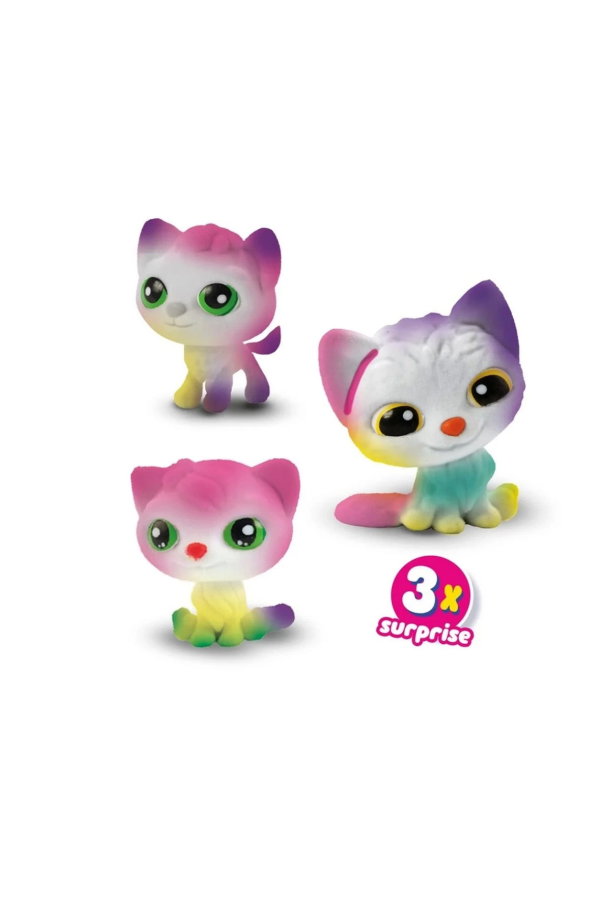 مداد بادکنکی نسورلد ۳× سورپرایز بچهگربه