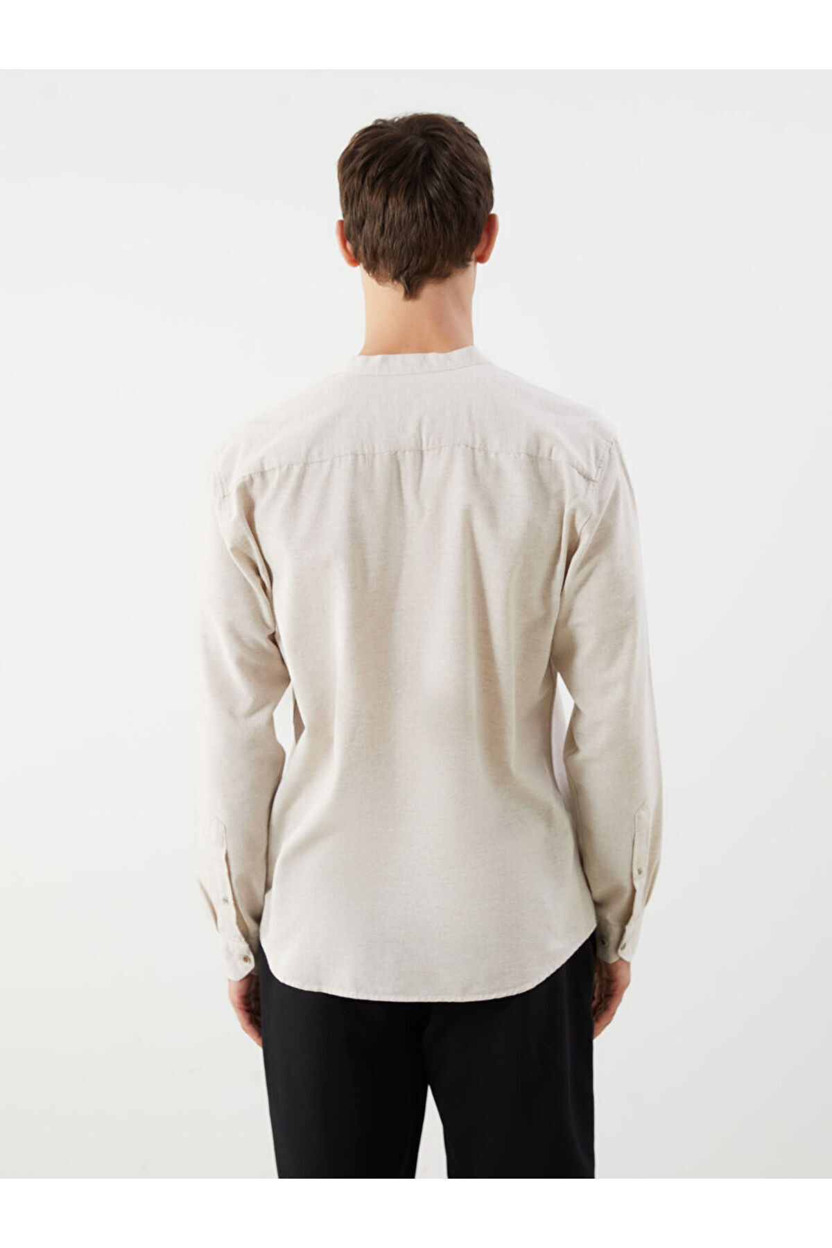 LC Waikiki-Sparkling Selections from Shining Store |   Relaxed Fit Judge Collar Long Sleeve Men's Shirt 5