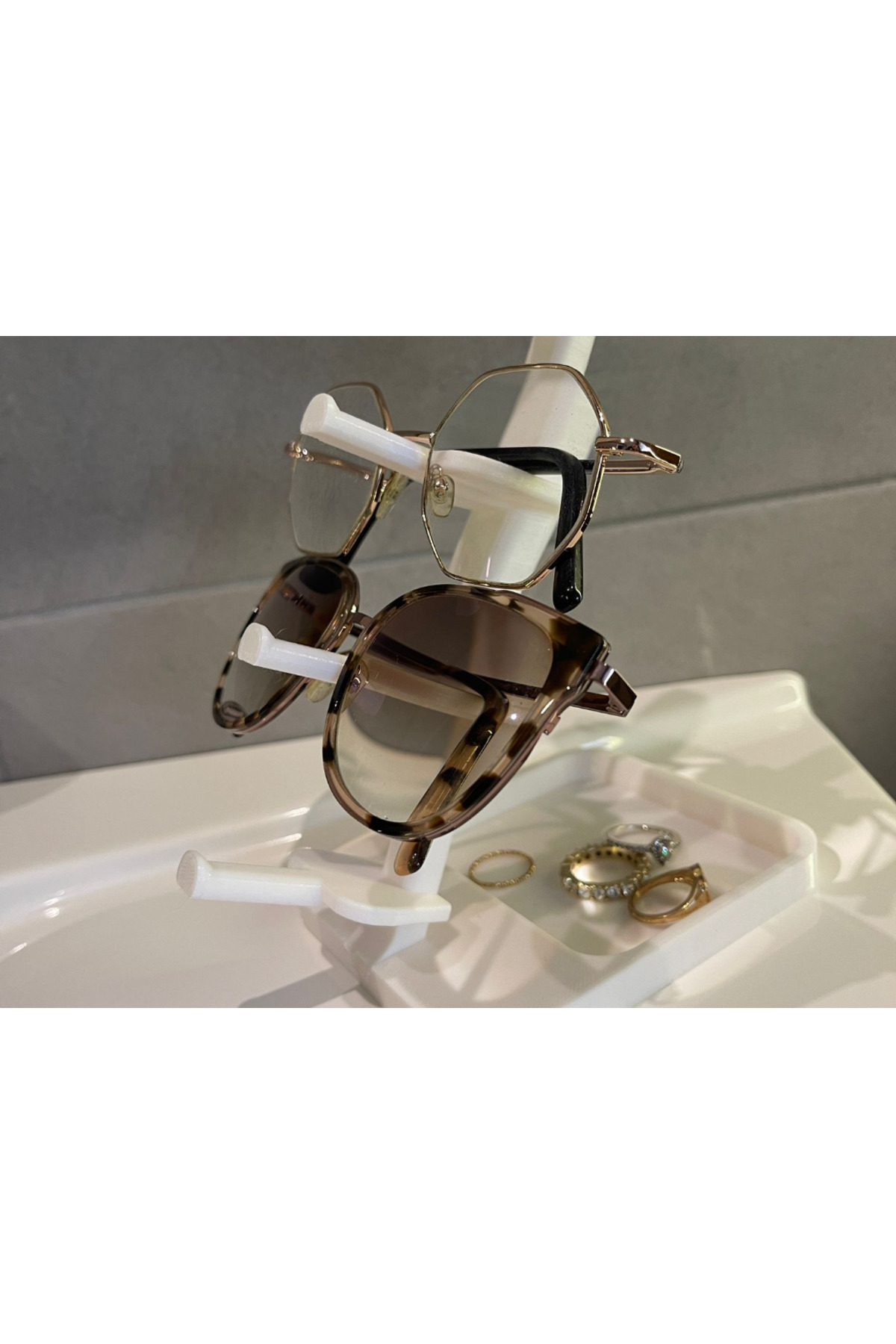 SLM 4lü Gözlük ve Takı Standı