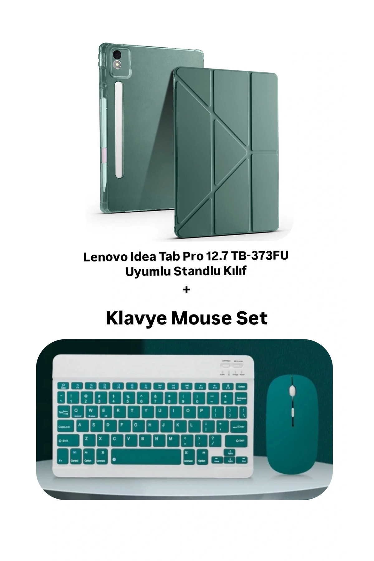 EHZ TEKNOLOJİ Lenovo Idea Tab Pro 12.7 TB-373FU Uyumlu Klavye