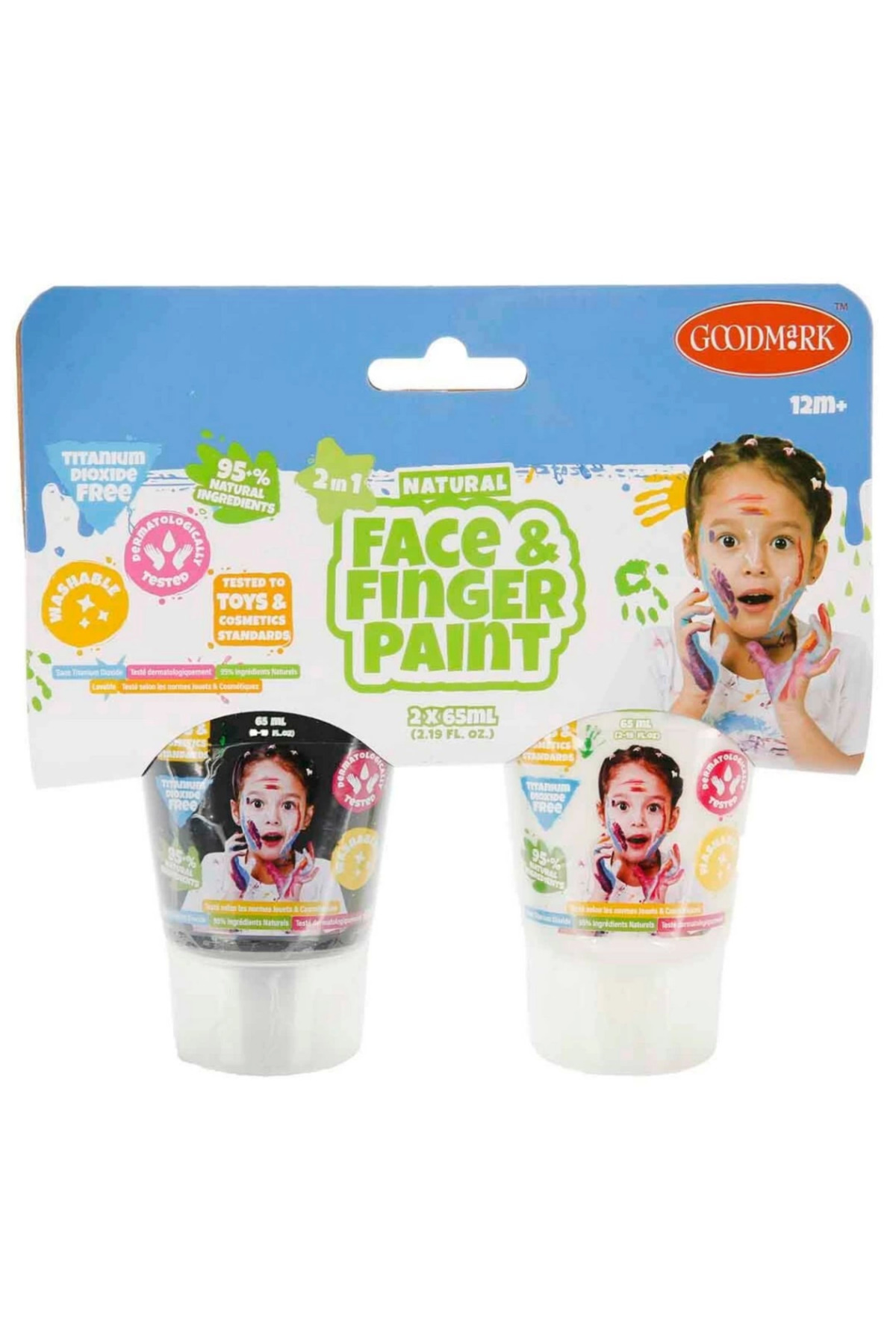 رنگ صورت و انگشت طبیعی دوکاره نسِی‌ورلد، بستهٔ ۲ عددی