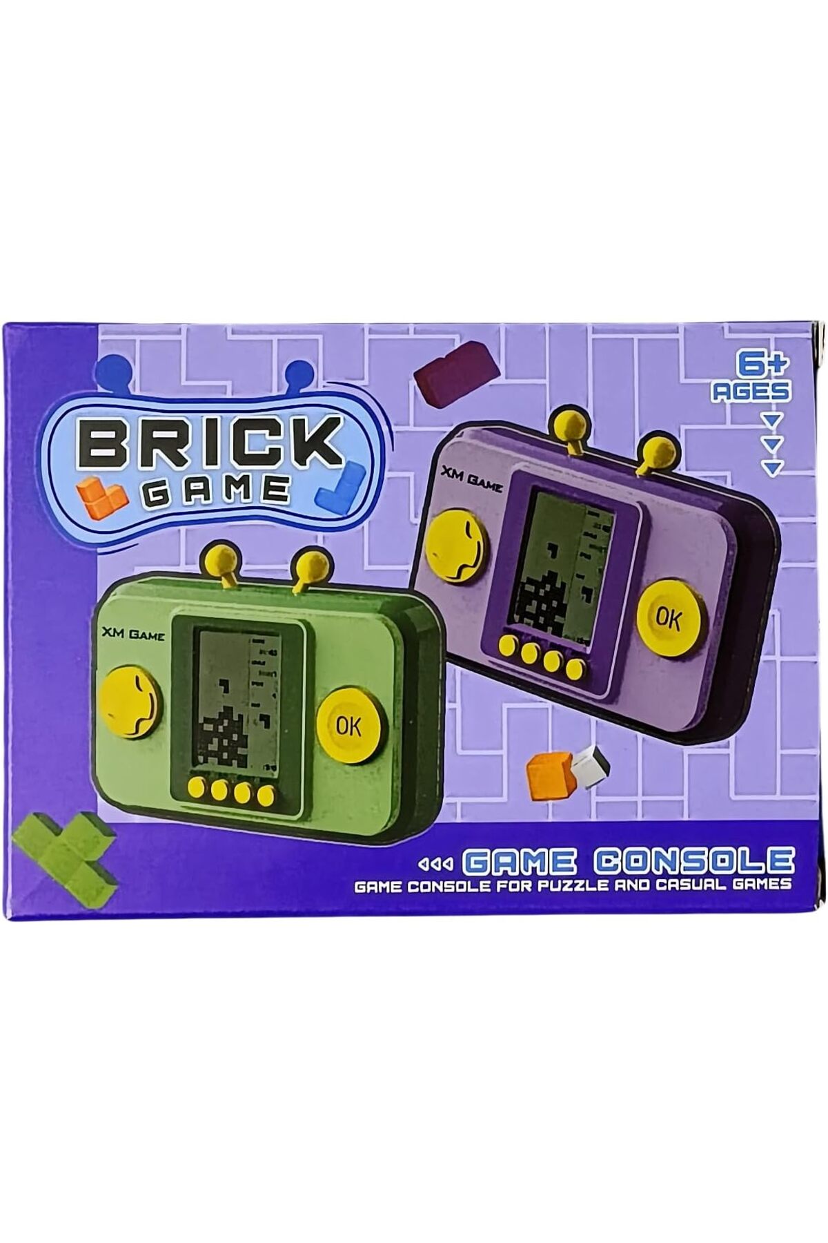Ahanda Buldum XM GAME Yaratıcılık Tuğla Oyunları Retro El Oyun