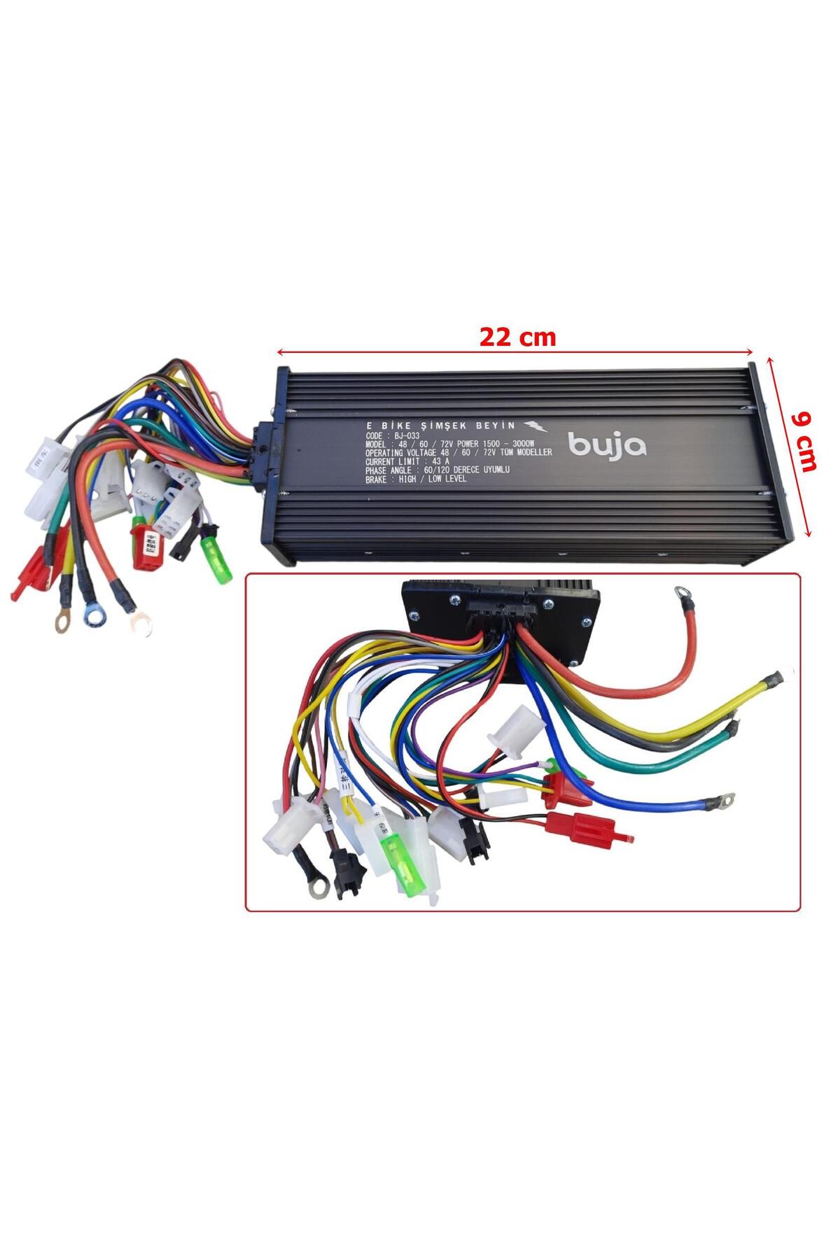 Electrical LOVERS Ringer ho ho CD DVD付き SEVGENT E-Bis Hız Kontrol Cdi Akıllı Beyin 48-72V 1500-3000W Kara