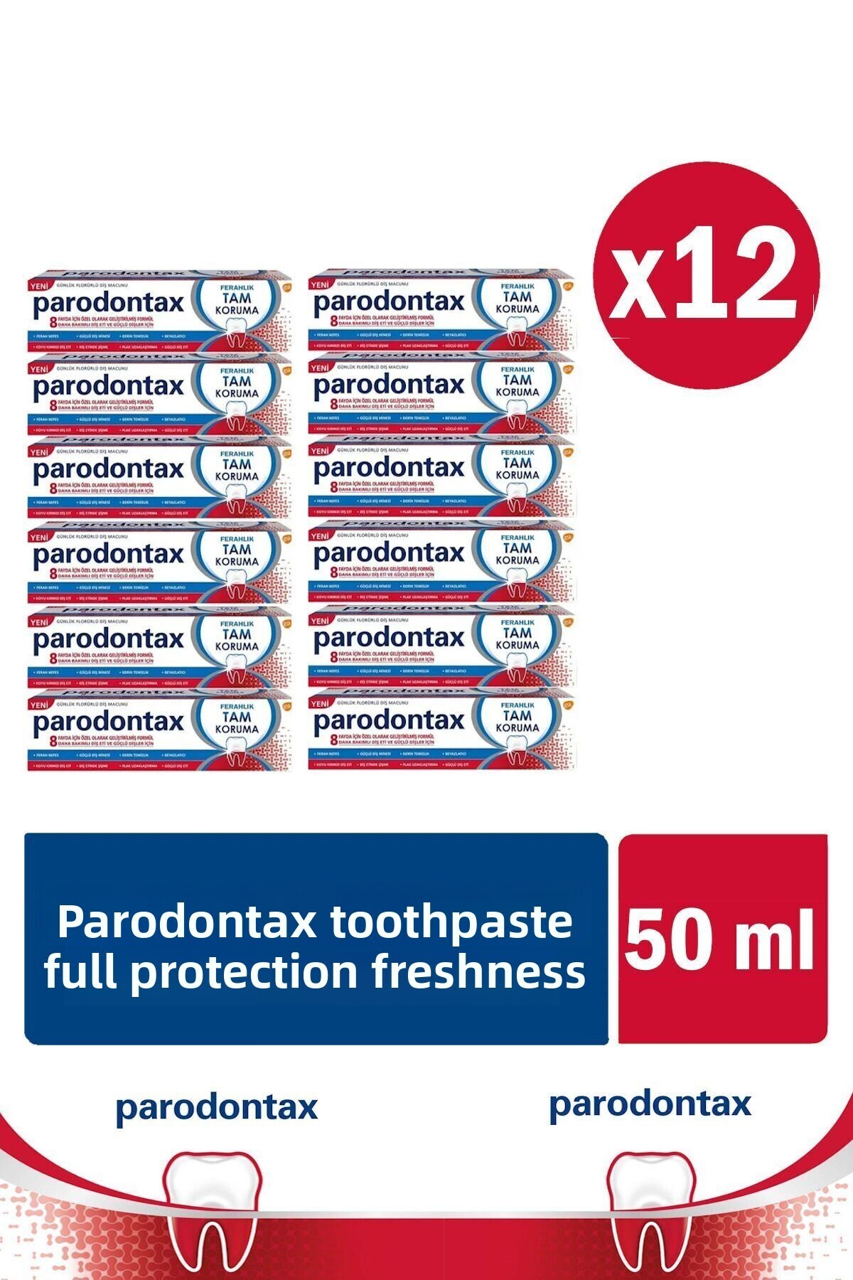 Parodontax-Full Protection Freshness Toothpaste 50 ml X 12 Pieces 1