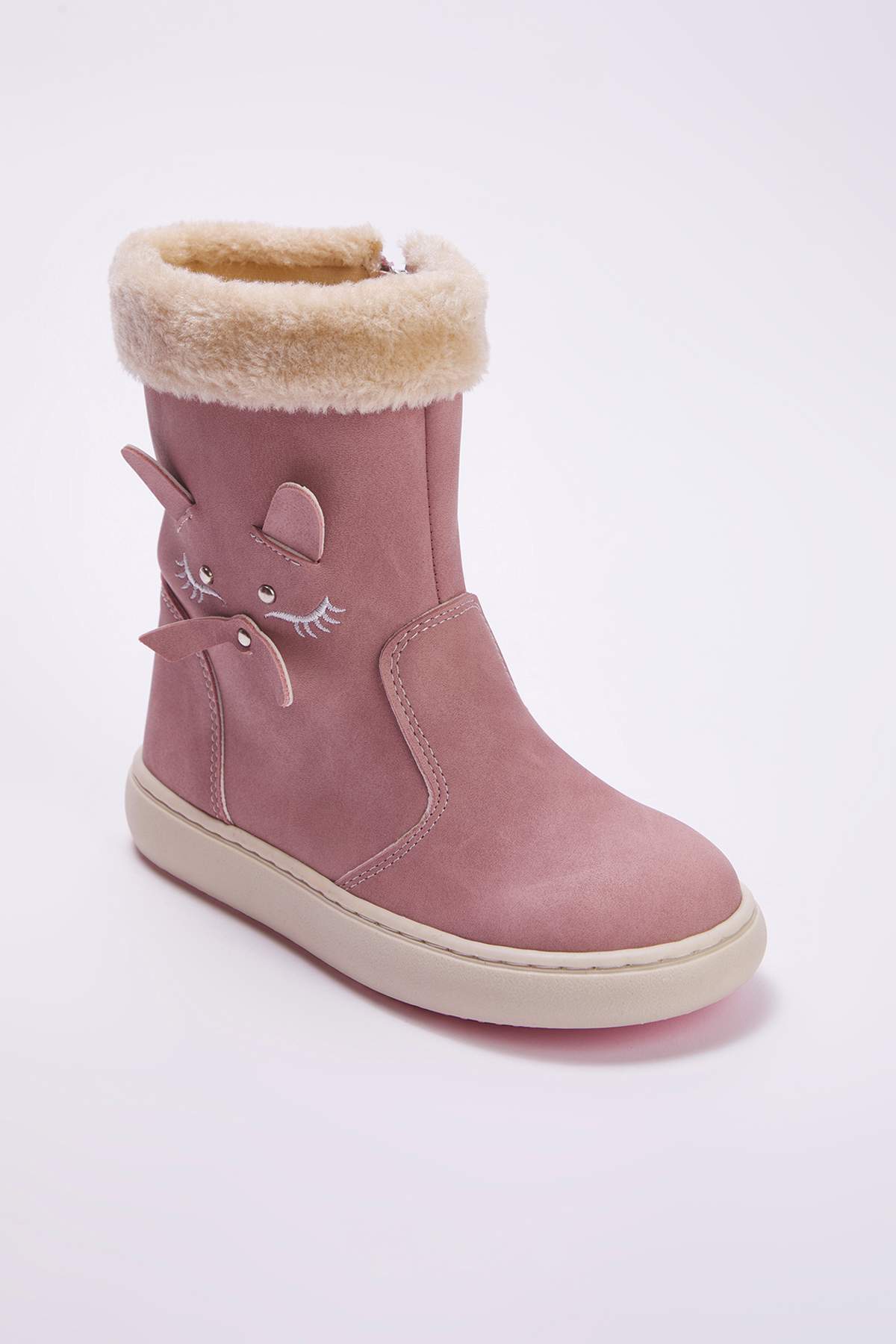 TRENDYOL SHOES Rosa flache Sohle große Mädchen Kinderstiefel 
 TAKAW26BO000080