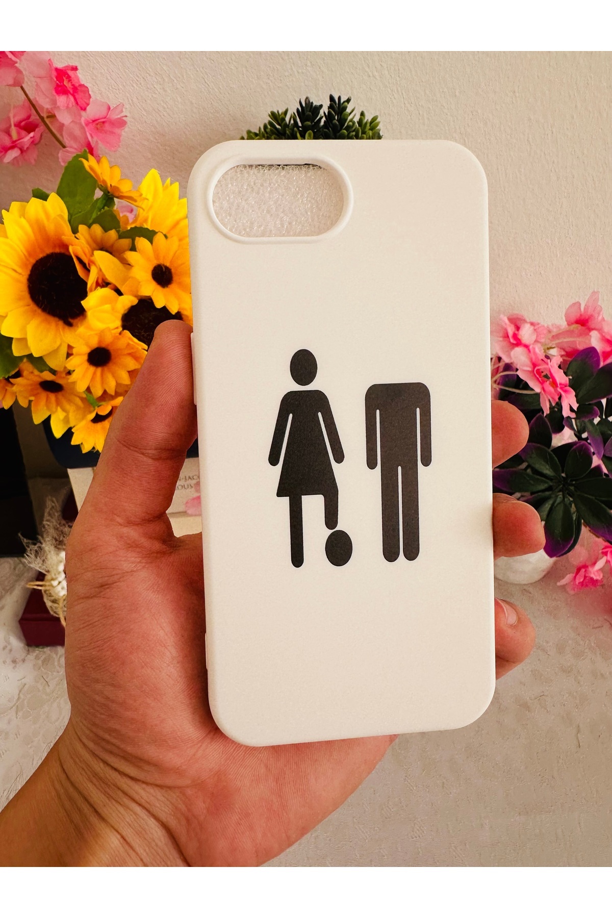 HyperAge-iPhone 16E Ctrl+Her Design Printed Case with Velvet Launch Silicone Inside 1