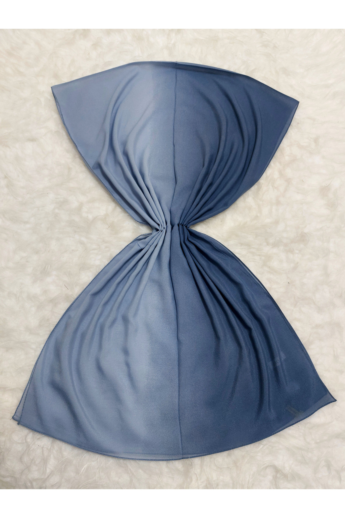 istanbul prensesleri-Patterned Chiffon Shawl Gradient Model Soft - Flexible - Soft 3