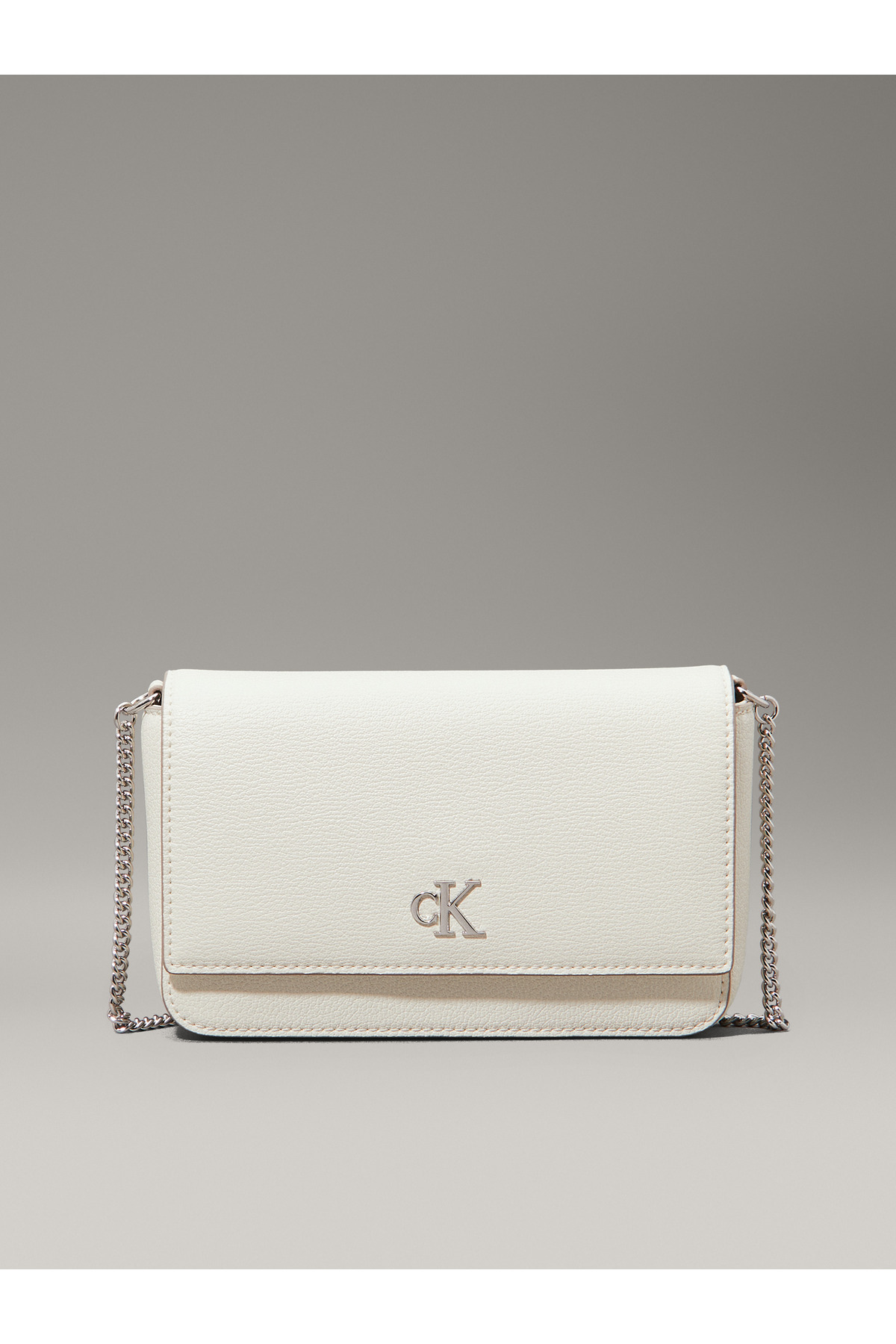 Calvin Klein-Geantă albă de umăr pentru femei LV04K1027G CJH 6