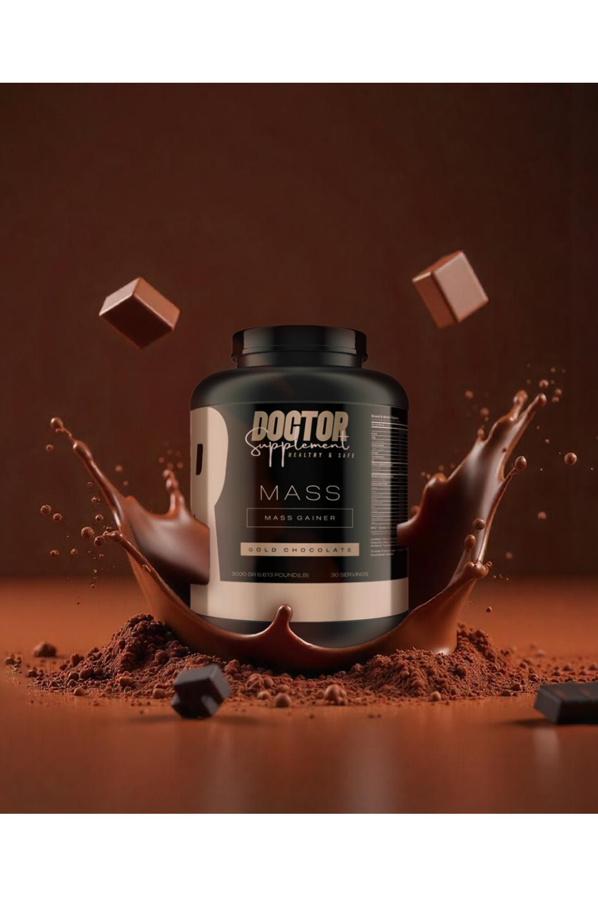 DR SUPPLEMENT GOLDEN MASS GAİNER 3 KG 30 SERVİS ÇİKOLATA AROMALI
