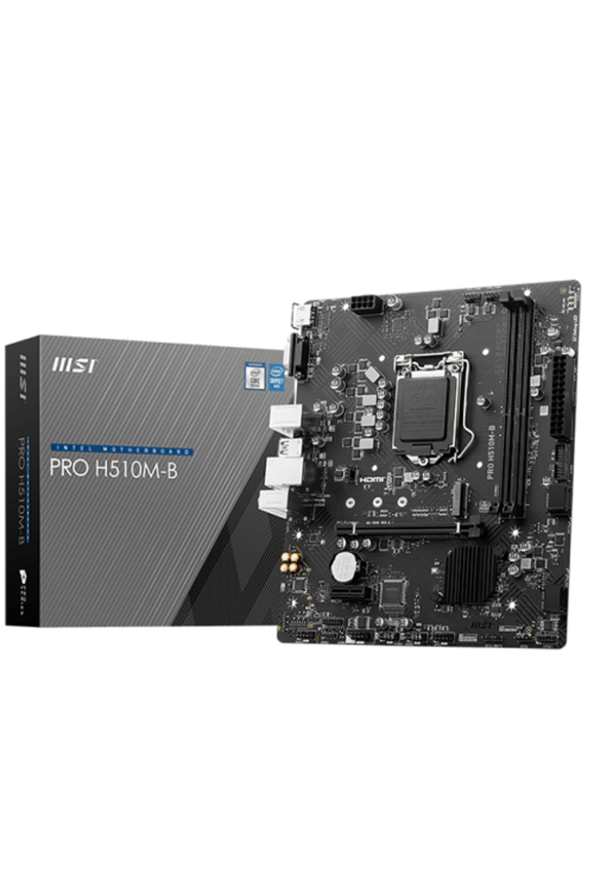 MSI PRO H510M-B Intel H510 Soket 1200 DDR4 2933MHz mATX Gaming