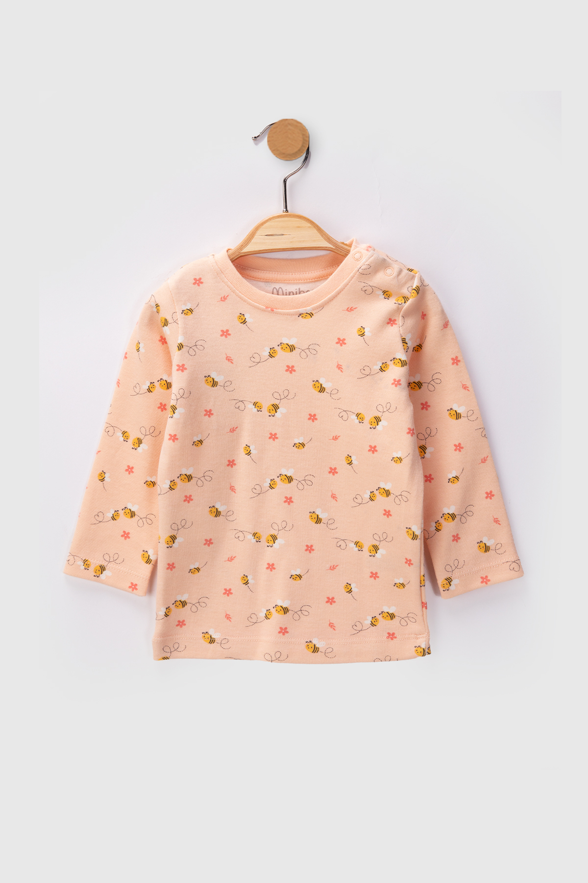 Minibess %100 Pamuk 2'li Baskılı Bebek Pijama Takımı 3 - 24 Ay fotoğrafı 3 (önizleme)