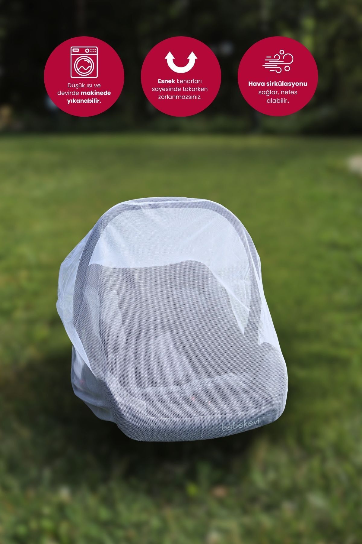 Bebekevi Standart Bebek Puset ve Ana Kucağı Sinekliği fotoğrafı 3 (önizleme)