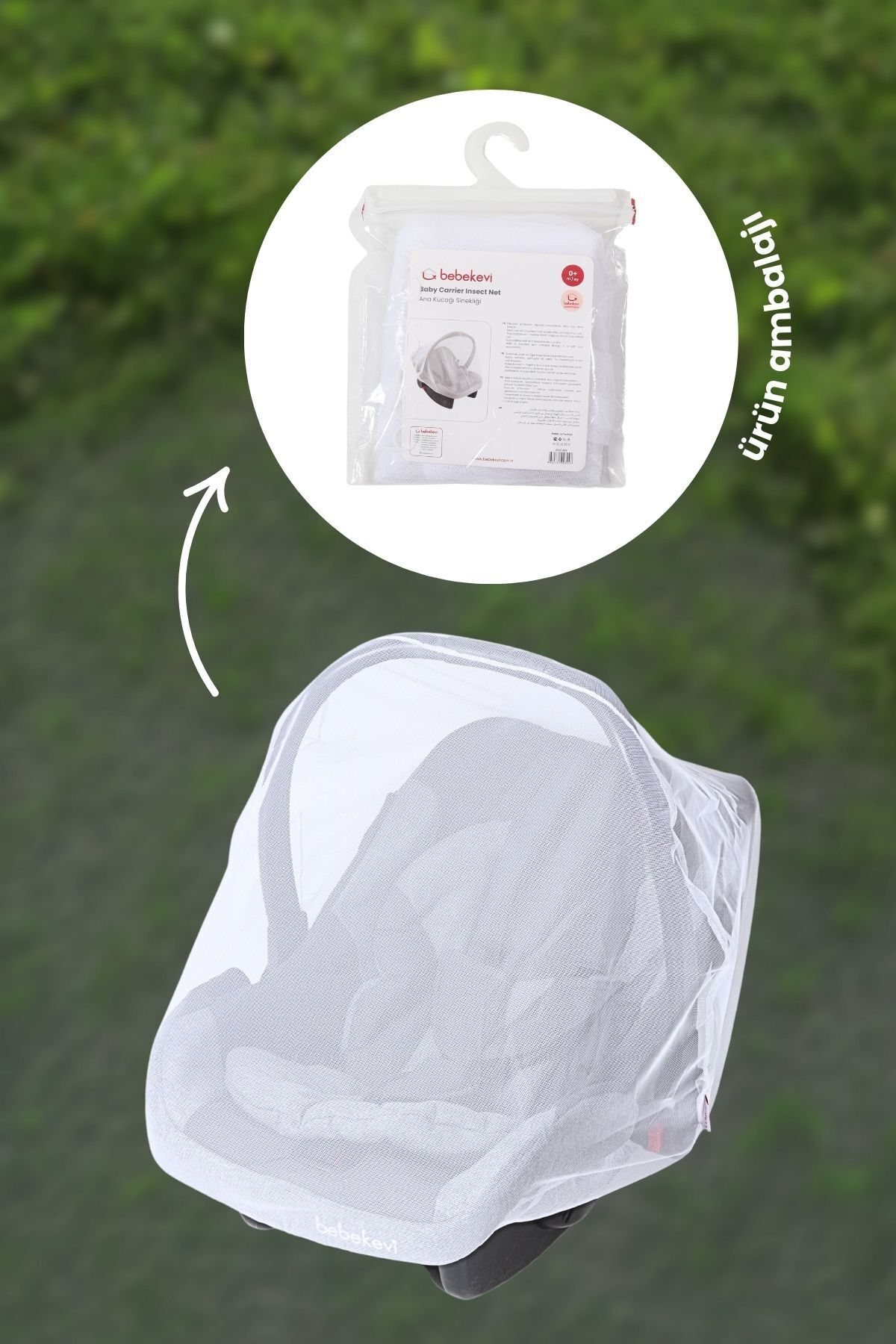 Bebekevi Standart Bebek Puset ve Ana Kucağı Sinekliği fotoğrafı 7 (önizleme)