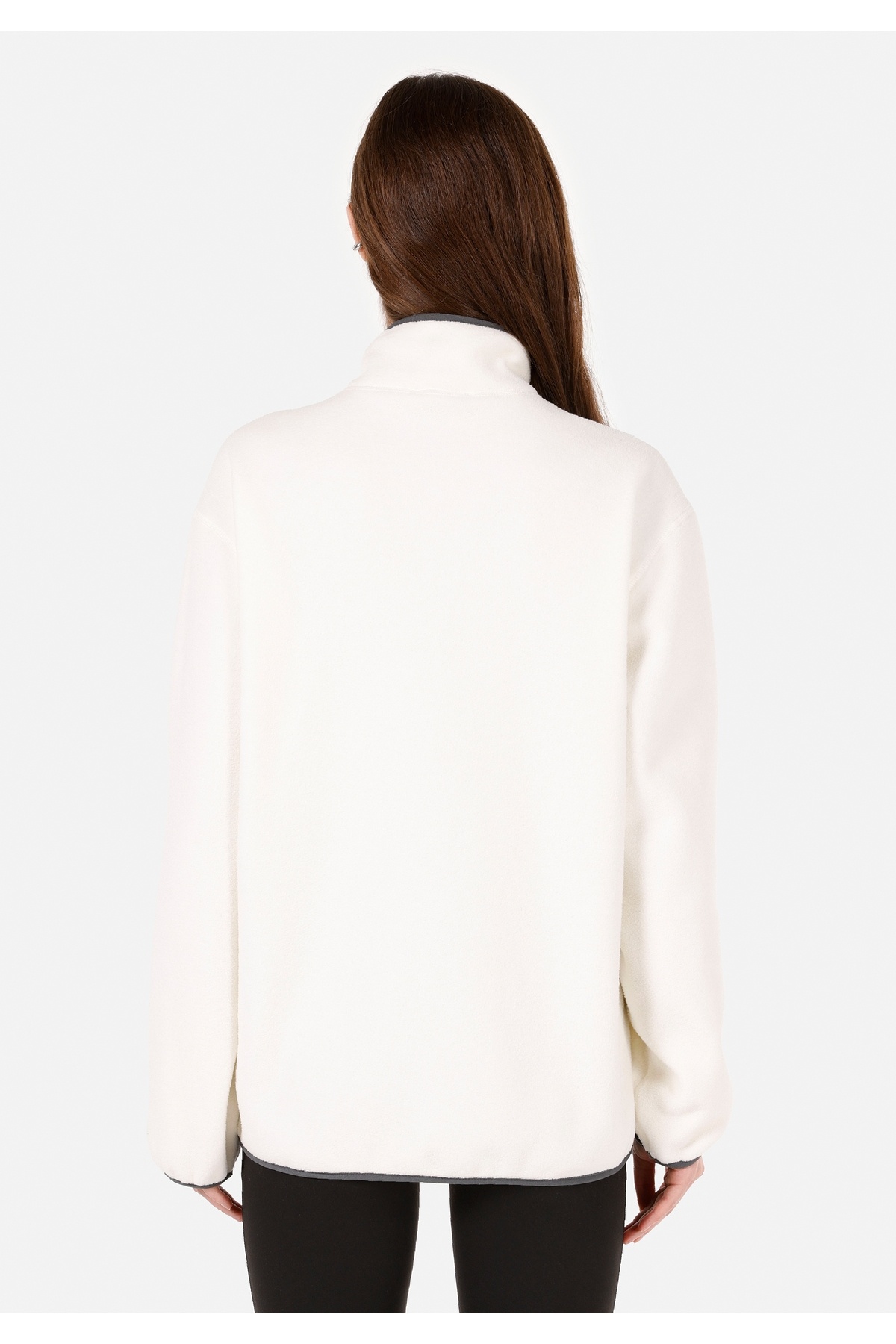 Colin’s  Regular Fit Fermuarlı Kadın Ekru Sweatshirt - Görsel 2