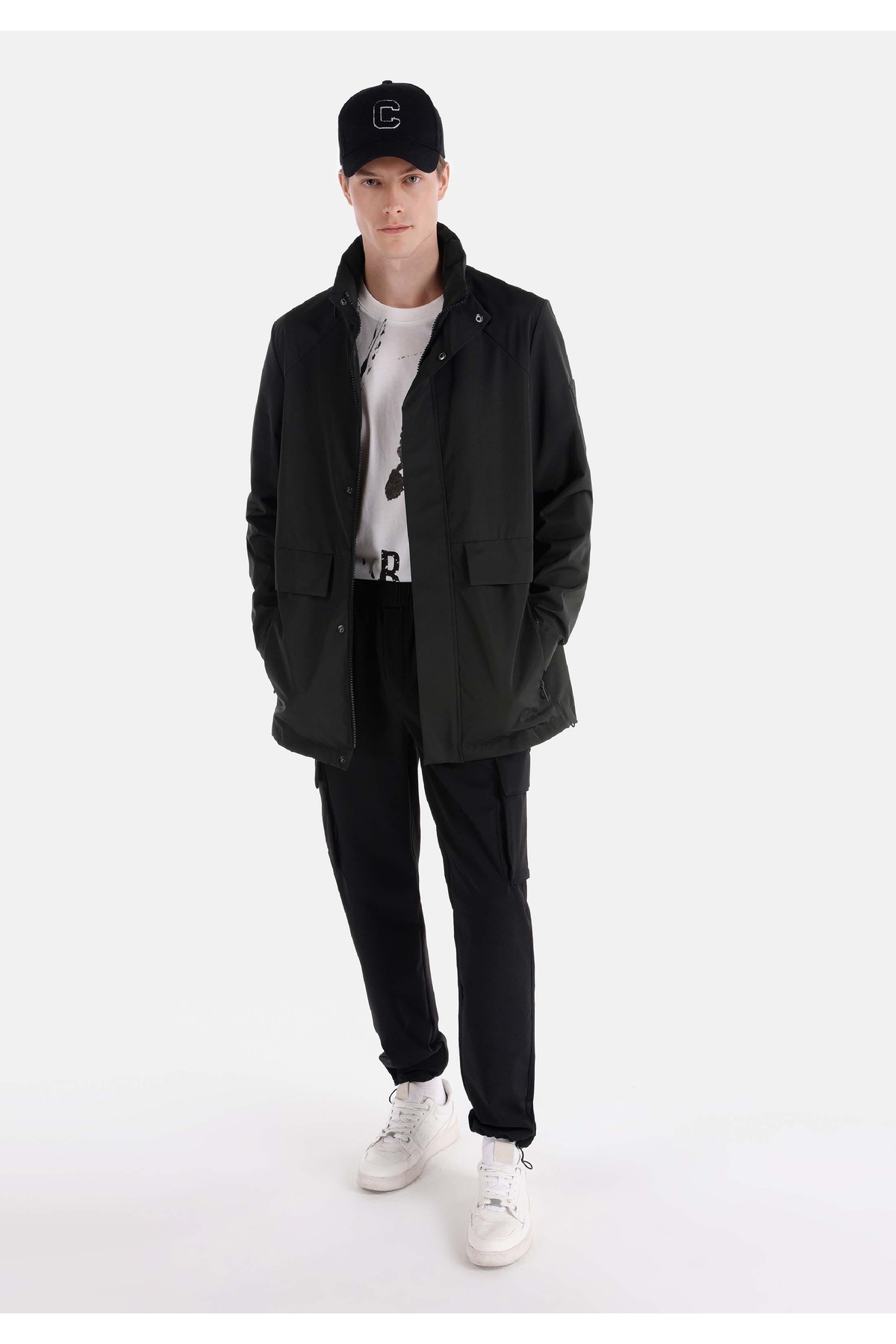 Colin's-Regular Fit Men's Green Coat 3