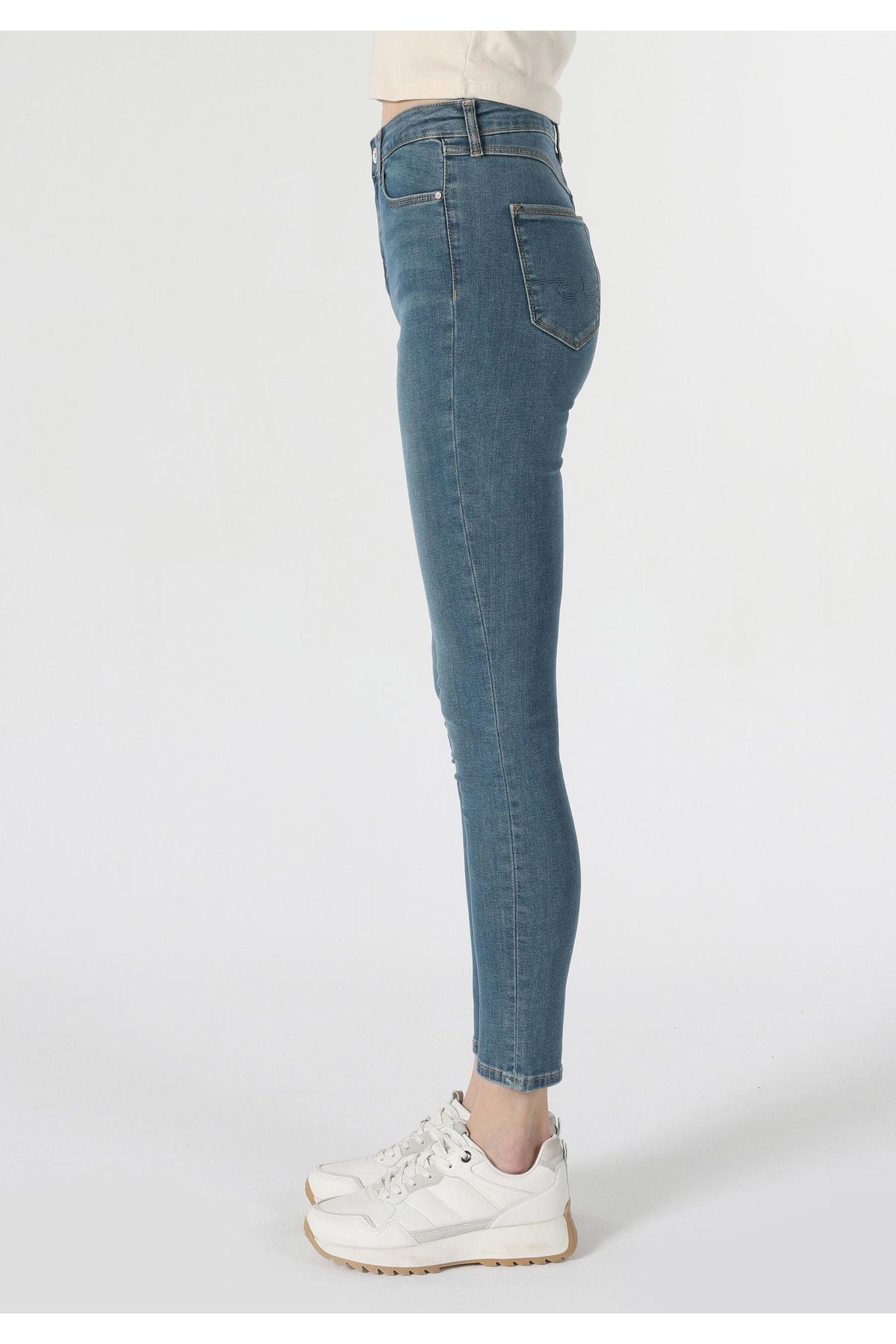 Colin's-Pantaloni blugi cu talie înaltă 760 Diana Super Slim Fit - Cl 1062202 4