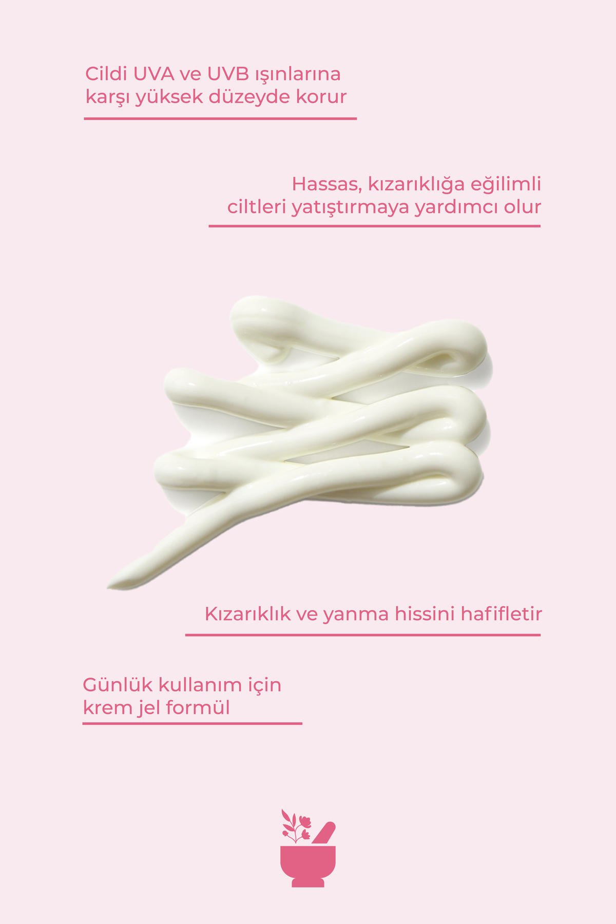 Hassas ve Kızarıklığa Eğilimli Ciltler için SPF50+ Yatıştırıcı Güneş Kremi/ULTRASENSE CREAM GEL — 20905T — تصویر 2 از 4