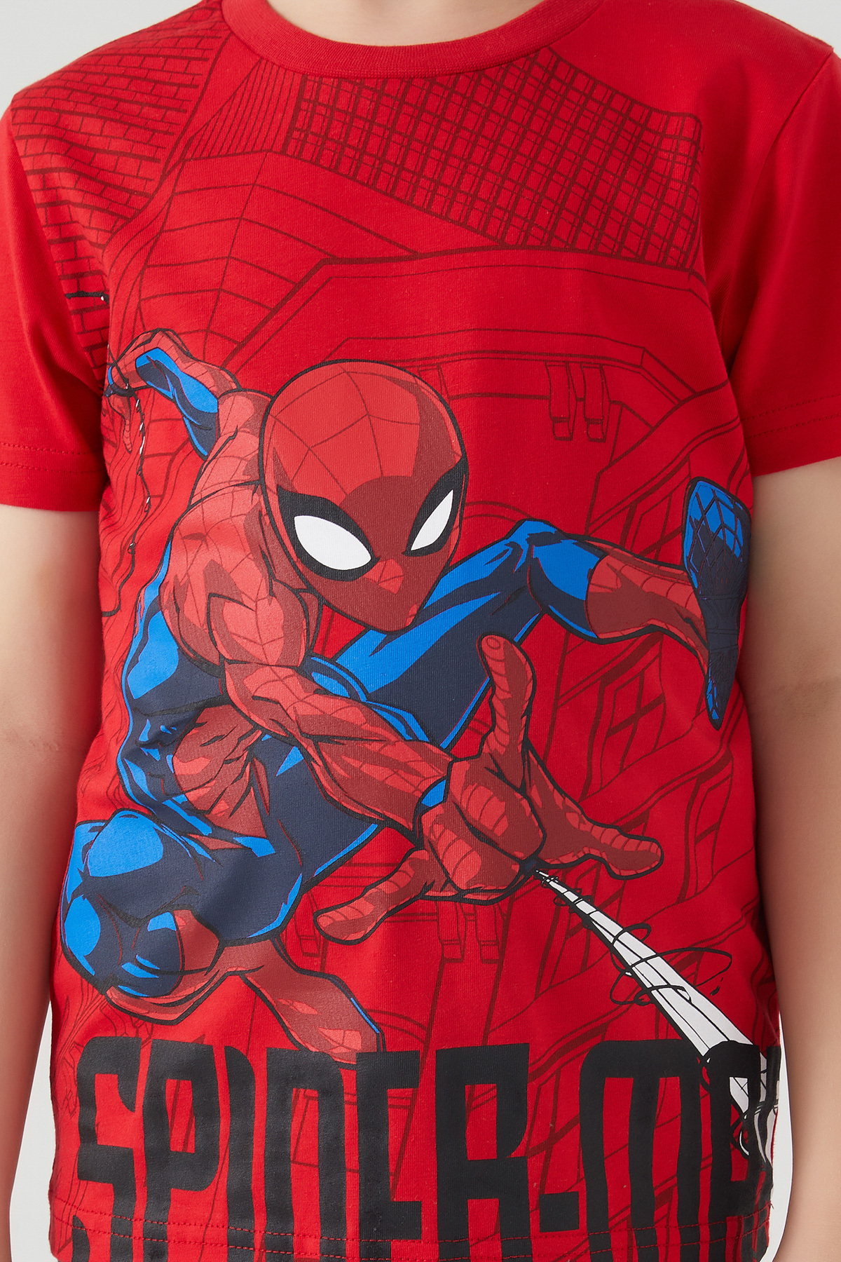 شلوارک پسرانه طرح دار فاق نرمال | اسپایدرمن Spiderman D4759-C - تصویر 3