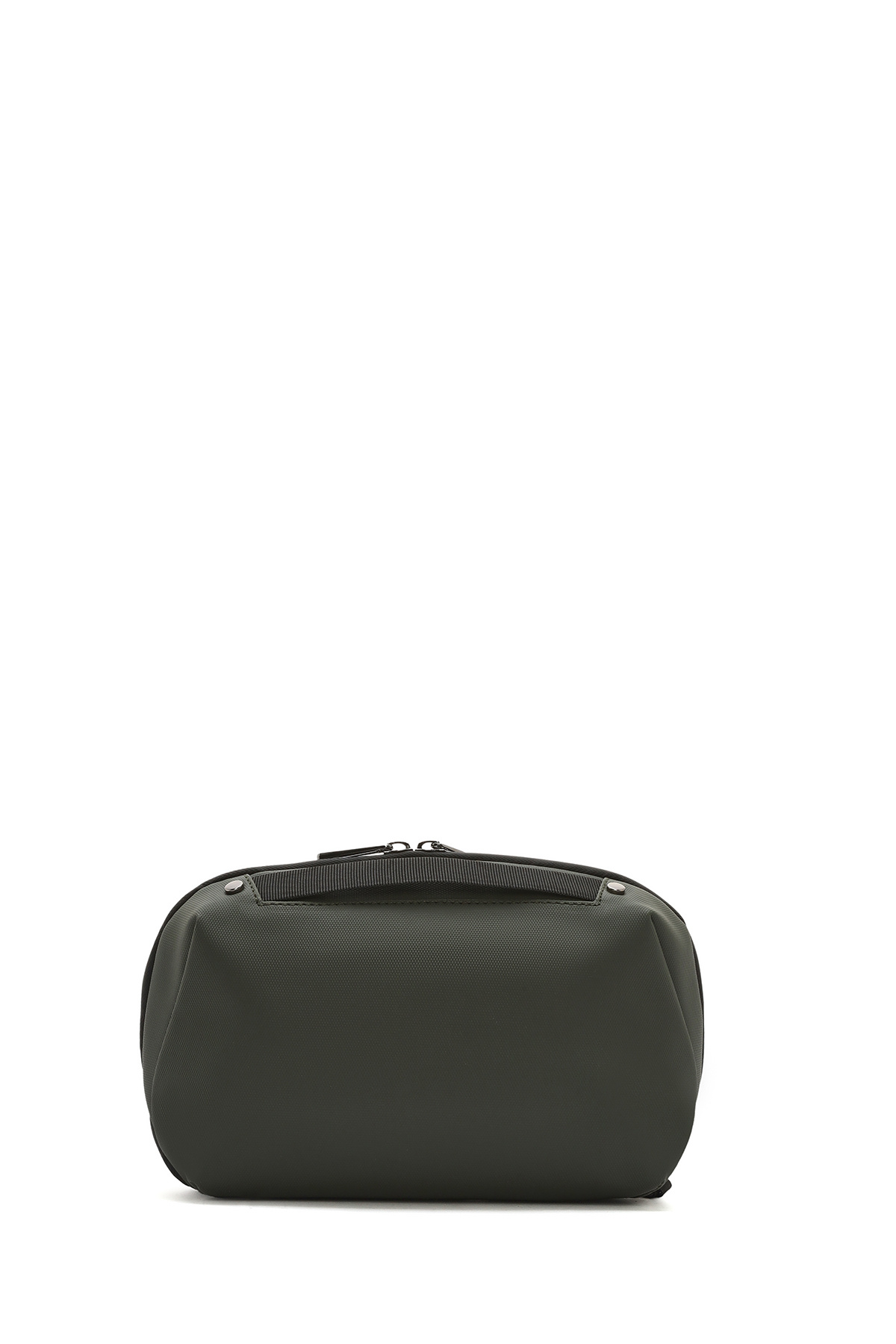 Derimod-D-Pack Men's Khaki Fabric Handbag 24Sbd30006F 4