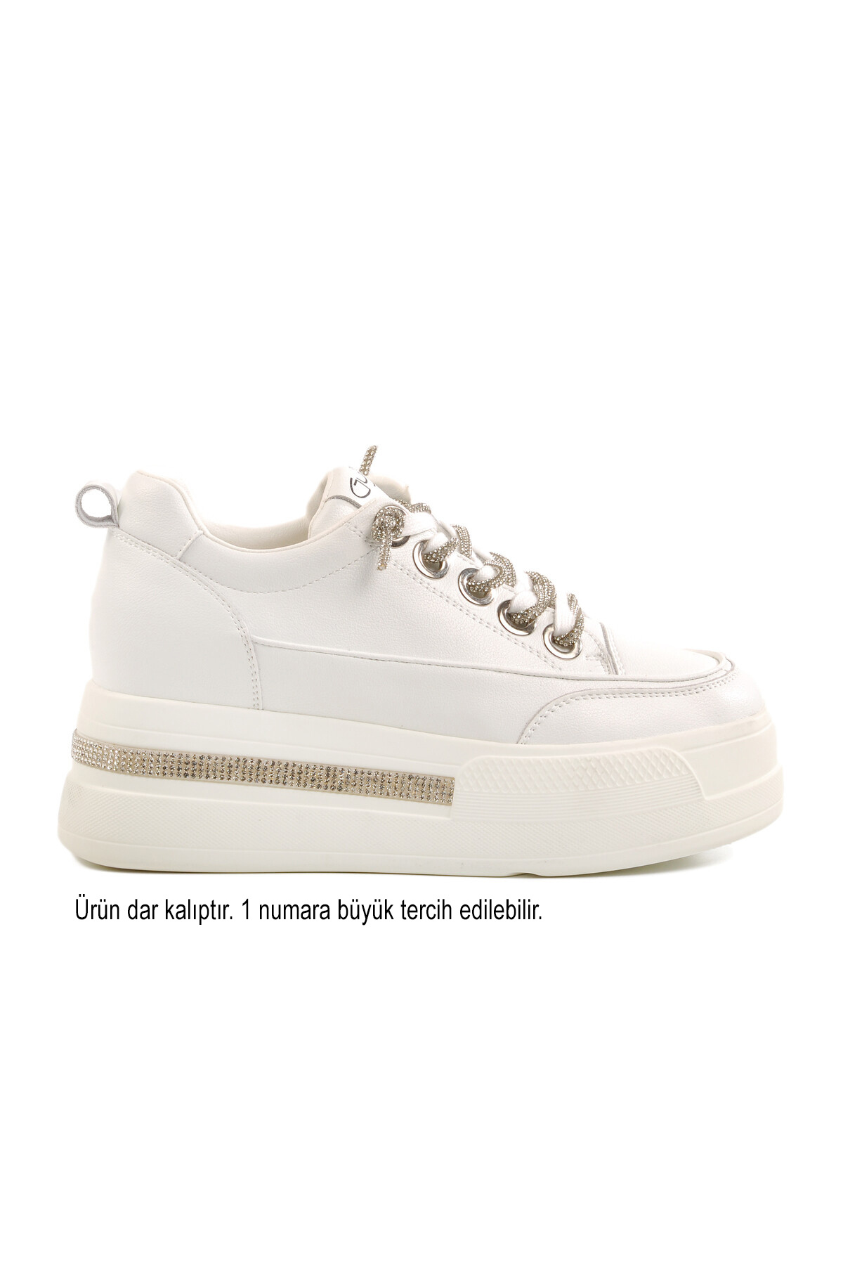 Guja-Tight Fit White High Sole Women's Sneaker 25Y492 Z Tight Fit 1