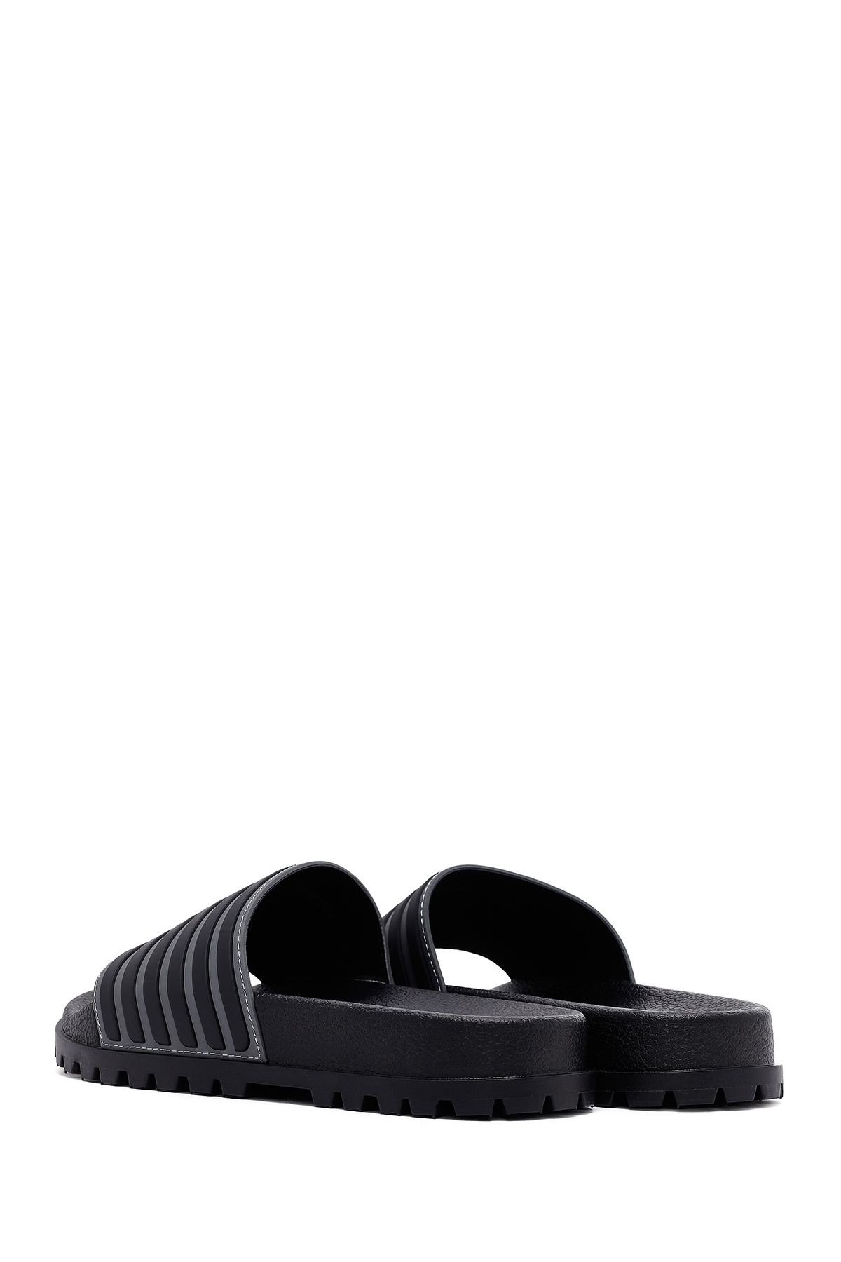 Derimod-Men's Black Slippers 25Sfd6962Pv 5