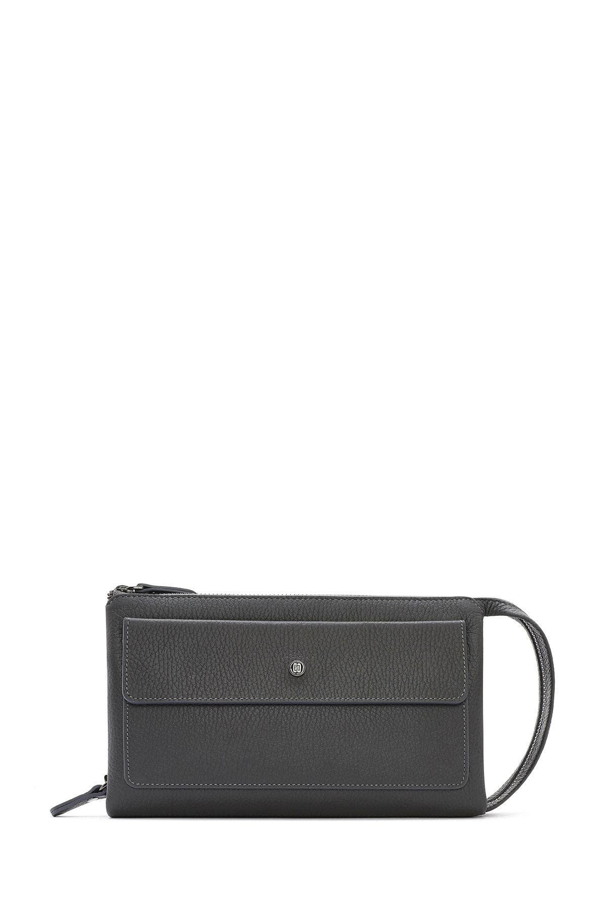 Derimod-Men's Gray Leather Wallet 000A2D3151Ft 1