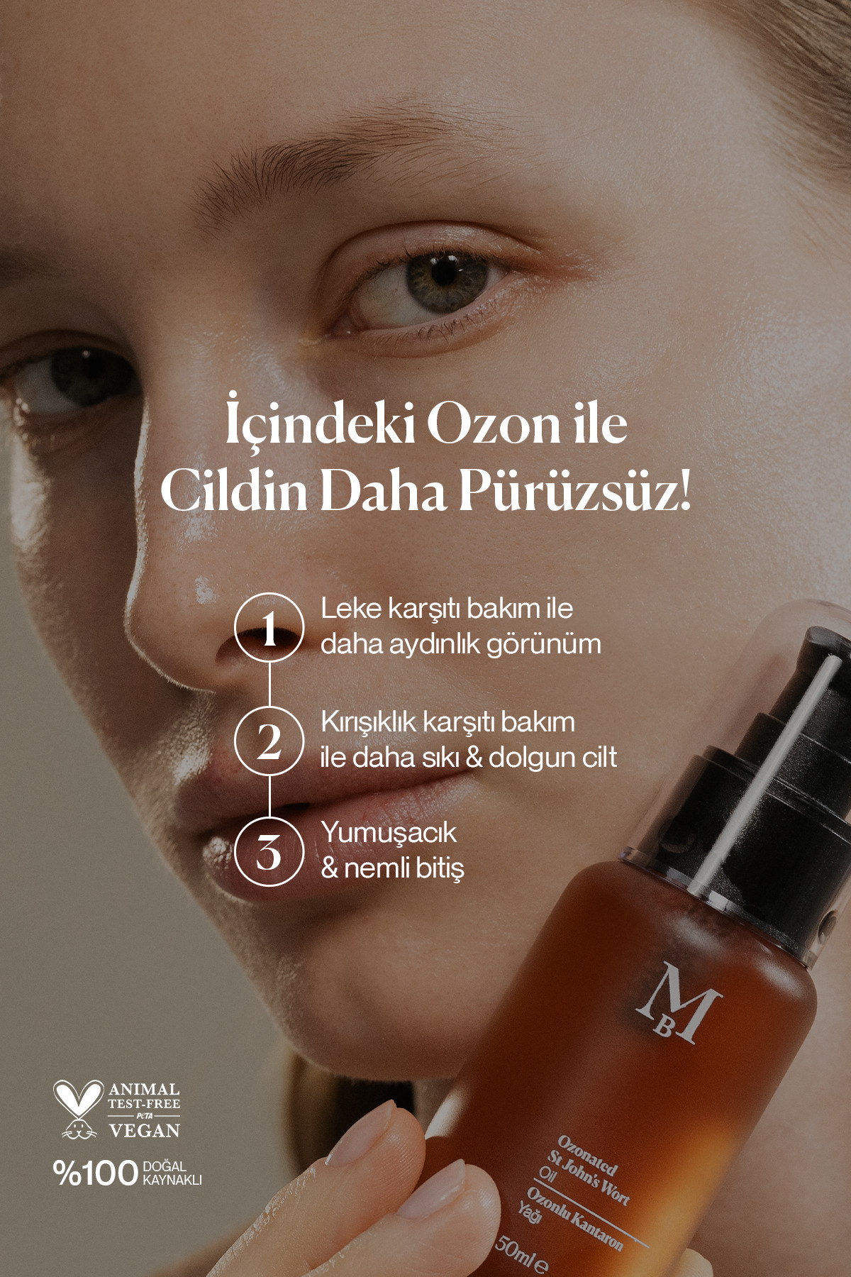 Ozonlu Kantaron Yağı 100 ml — MS.BY-OKNY — تصویر 3 از 5
