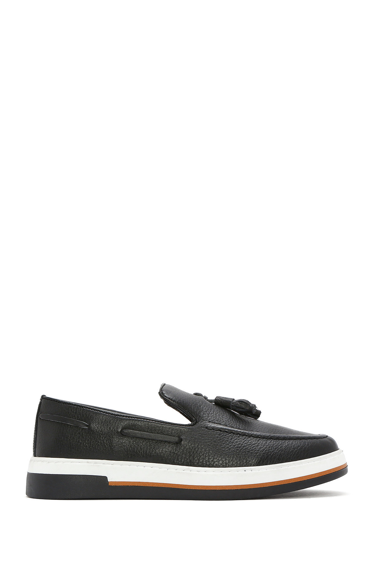 Derimod-Men's Black Tassel Genuine Leather Penny Loafer Shoes Casual Daily Shoes 25Sfd680418 1