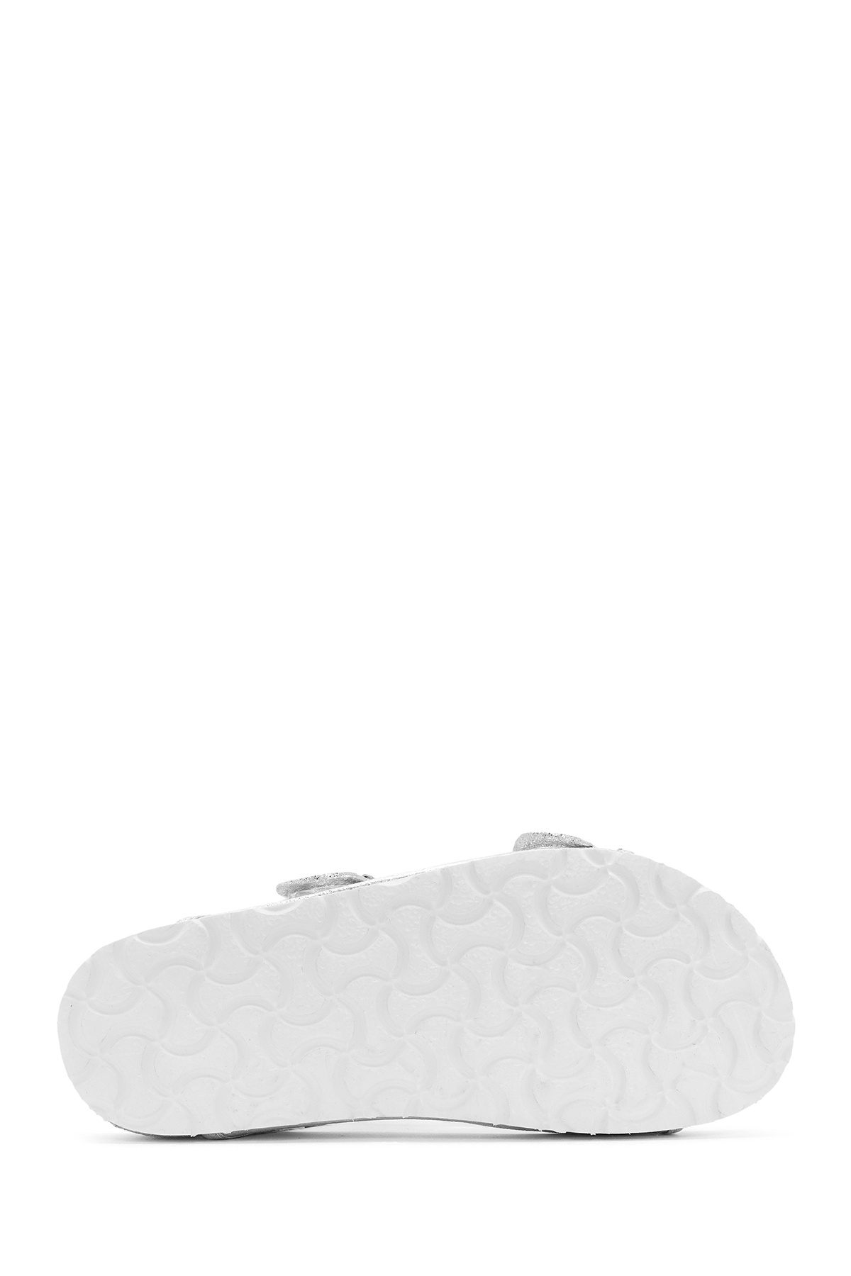Derimod-Women's Transparent Stone Slippers 25Sfe4501Pv with Two Buckles 4