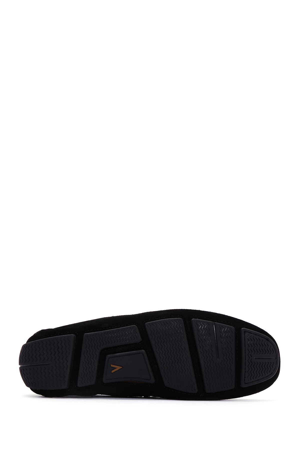 Derimod-Pantofi pentru bărbați din piele de căprioară neagră din piele naturală Penny Loafer Pantofi casual zilnic 25SFD630410 4