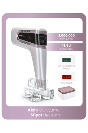 Relux IPL9950 SkinMatch 3.000.000 Atım Cilt Tanıma Buz Lazer Acısız IPL Lazer...