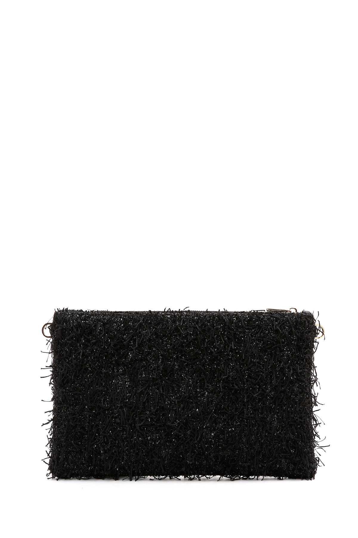 Derimod-Women's Black Long Chain Strap Clutch 25Sbd22046F 4