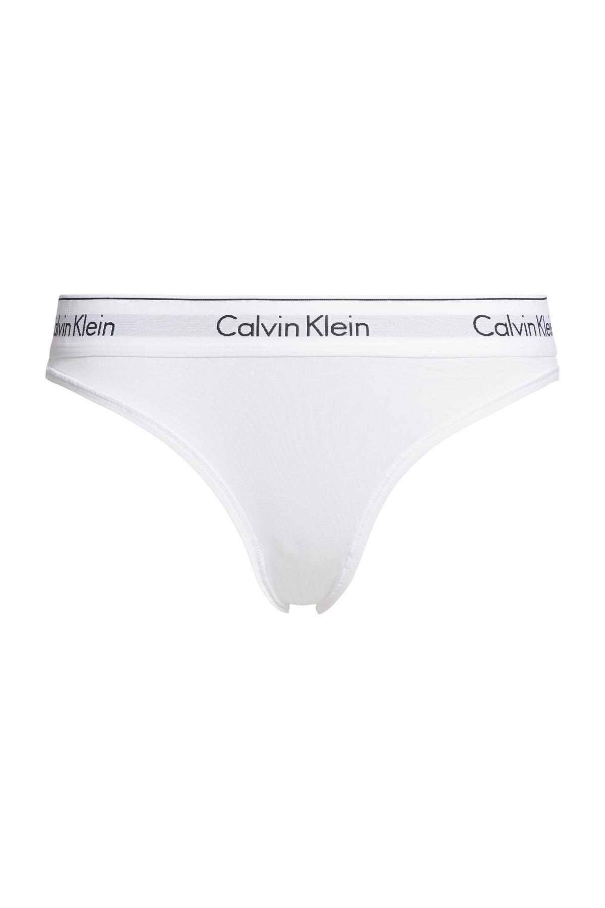 Calvin Klein-Γυναικείο λογότυπο μάρκας Μεσαίο ψηλόμεσο αναπνεύσιμο άνετο ύφασμα κατάλληλο για καθημερινή χρήση 2
