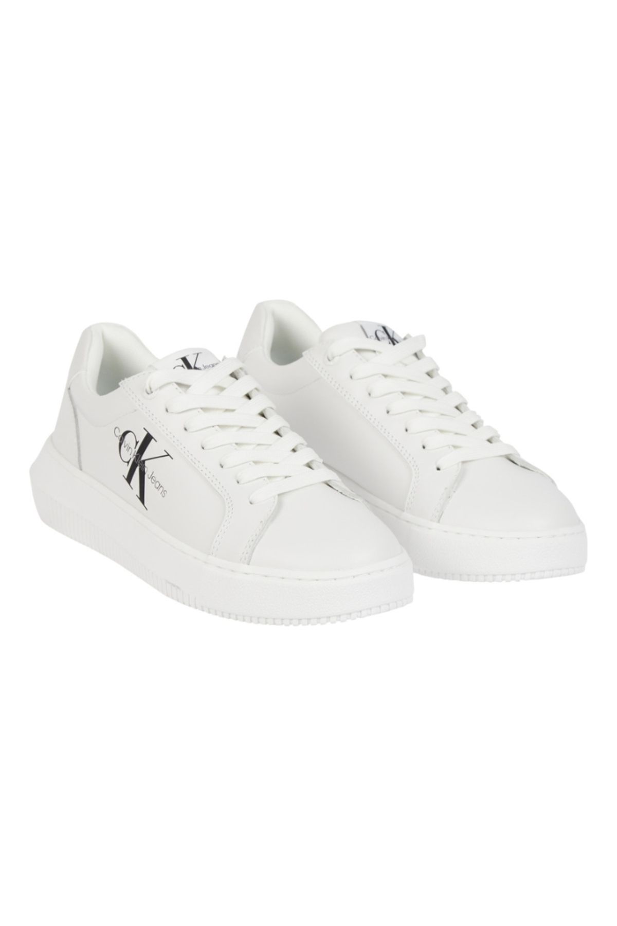 Calvin Klein-Dámske biele dámske športové topánky YW0YW00823YBR biele 2