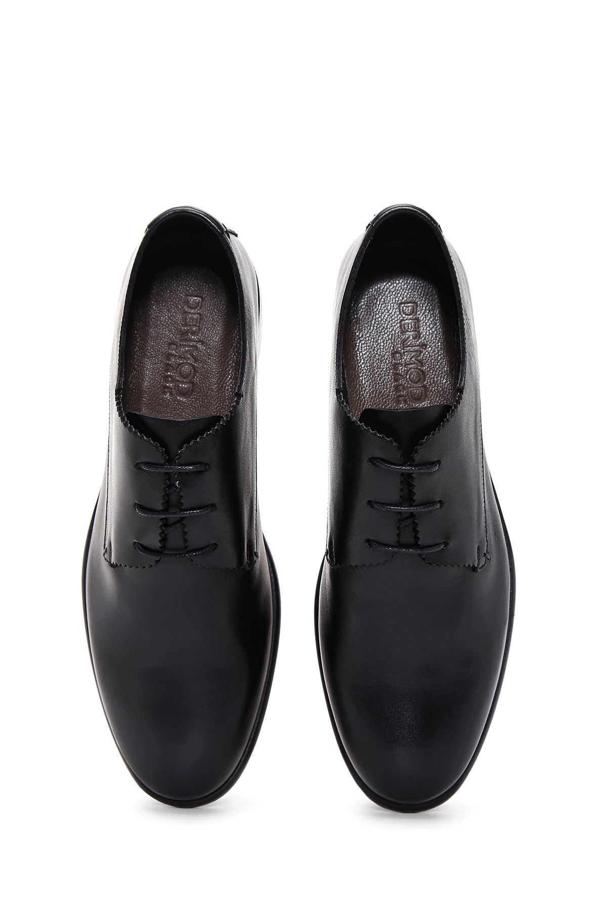 Derimod-Black Men's Black Laced Leather Classic Shoes 24Sfd601018 6